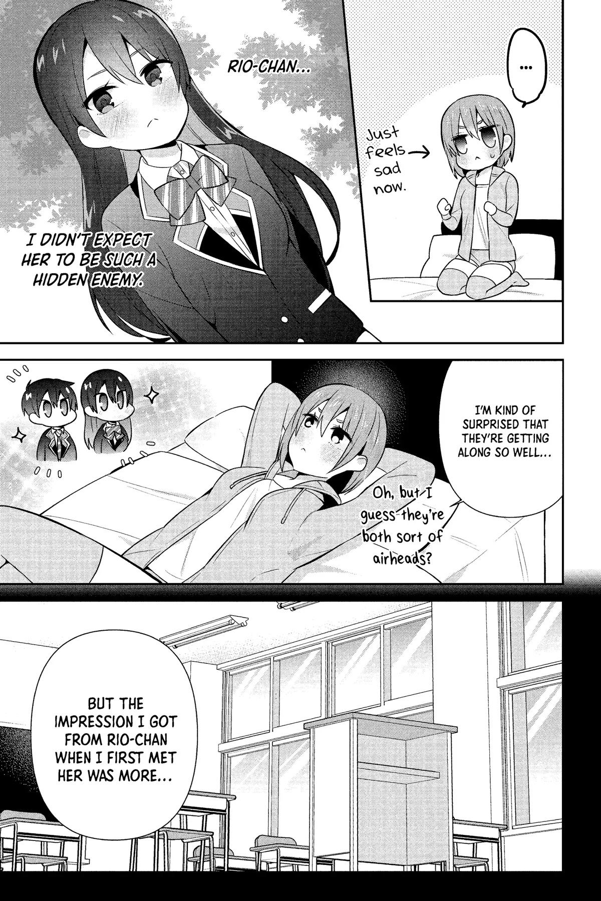 The Cute Girl Sitting Next to Me Is Trying to Make Me Fall in Love With Her as a Way to Ridicule Me, but the Tables Were Turned on Her Before She Knew It Chapter 14 page 3 - Chapter 14