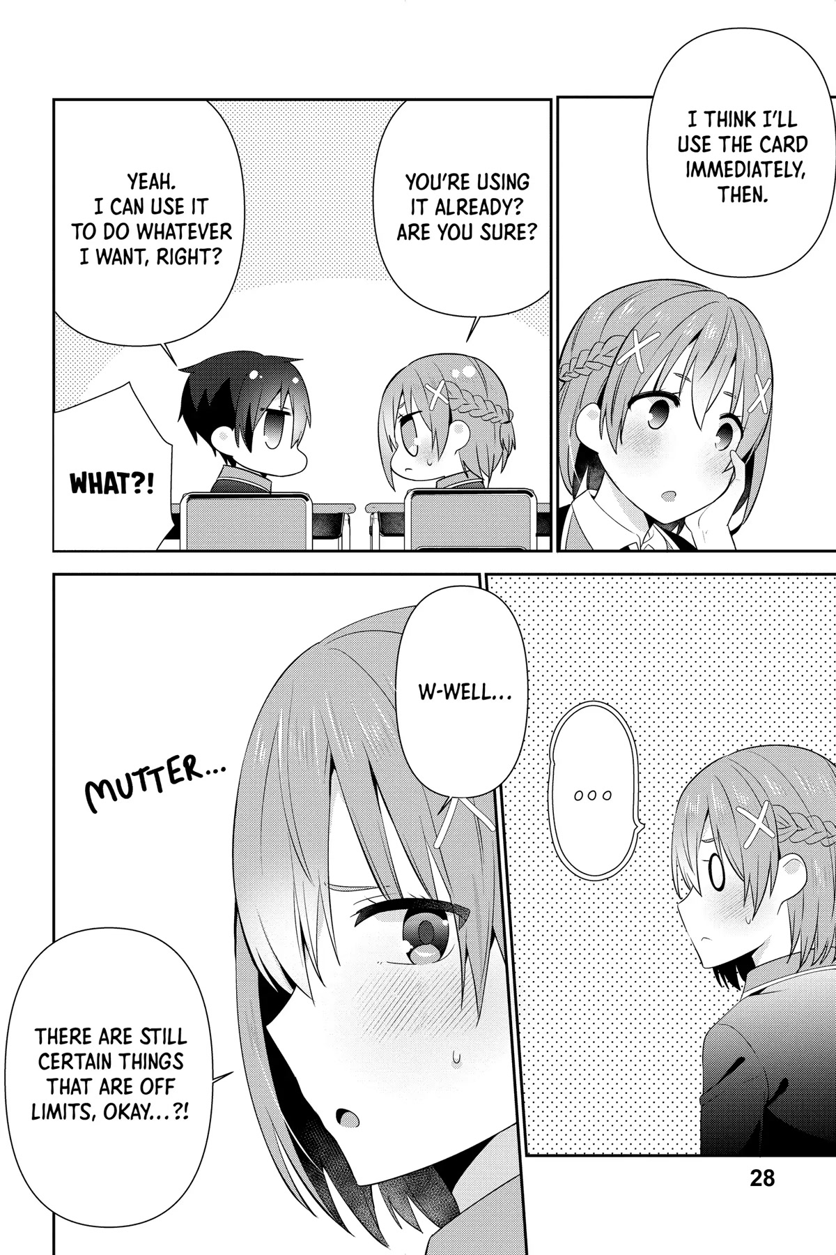 The Cute Girl Sitting Next to Me Is Trying to Make Me Fall in Love With Her as a Way to Ridicule Me, but the Tables Were Turned on Her Before She Knew It Chapter 16 page 28 - Chapter 16