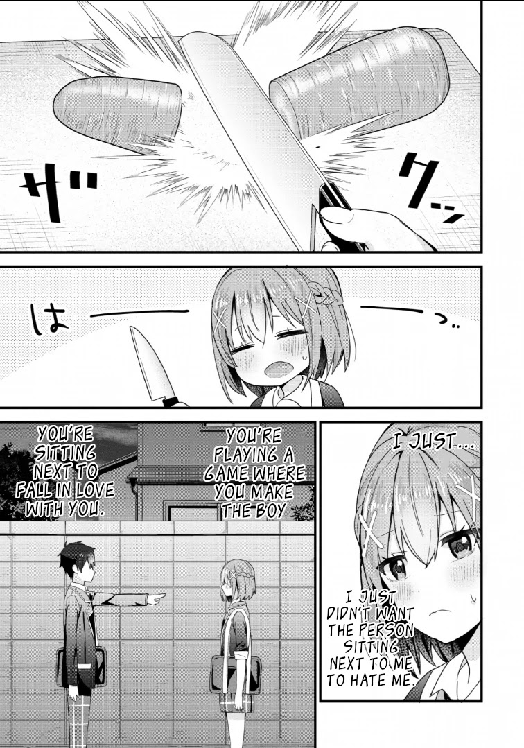 The Cute Girl Sitting Next to Me Is Trying to Make Me Fall in Love With Her as a Way to Ridicule Me, but the Tables Were Turned on Her Before She Knew It Chapter 2 page 5 - Chapter 2