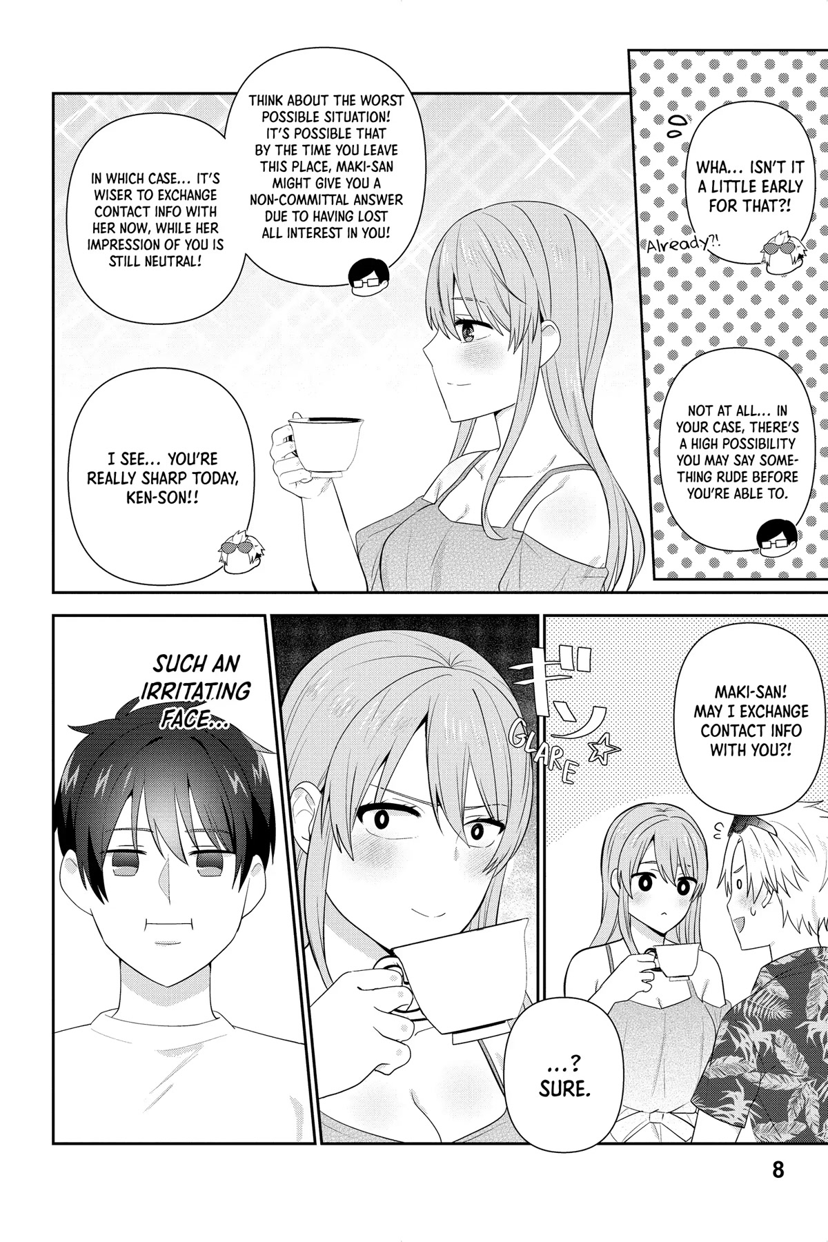 The Cute Girl Sitting Next to Me Is Trying to Make Me Fall in Love With Her as a Way to Ridicule Me, but the Tables Were Turned on Her Before She Knew It Chapter 21 page 8 - Chapter 21