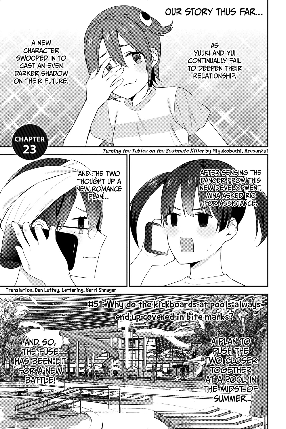 The Cute Girl Sitting Next to Me Is Trying to Make Me Fall in Love With Her as a Way to Ridicule Me, but the Tables Were Turned on Her Before She Knew It Chapter 23 page 1 - Chapter 23