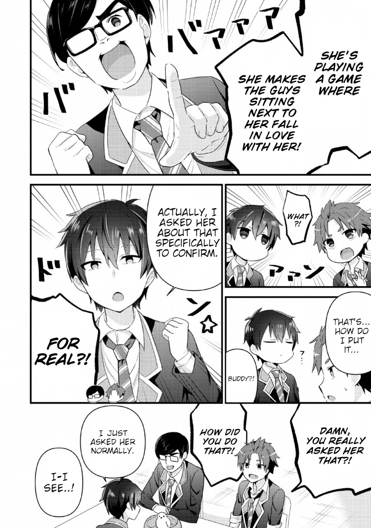 The Cute Girl Sitting Next to Me Is Trying to Make Me Fall in Love With Her as a Way to Ridicule Me, but the Tables Were Turned on Her Before She Knew It Chapter 4 page 12 - Chapter 4