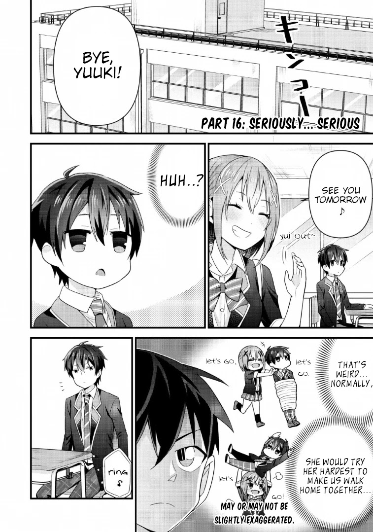 The Cute Girl Sitting Next to Me Is Trying to Make Me Fall in Love With Her as a Way to Ridicule Me, but the Tables Were Turned on Her Before She Knew It Chapter 4 page 16 - Chapter 4