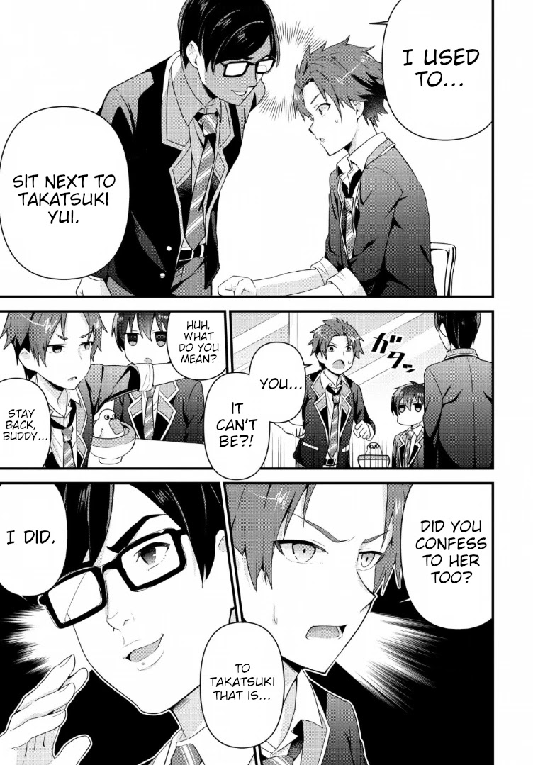 The Cute Girl Sitting Next to Me Is Trying to Make Me Fall in Love With Her as a Way to Ridicule Me, but the Tables Were Turned on Her Before She Knew It Chapter 4 page 3 - Chapter 4