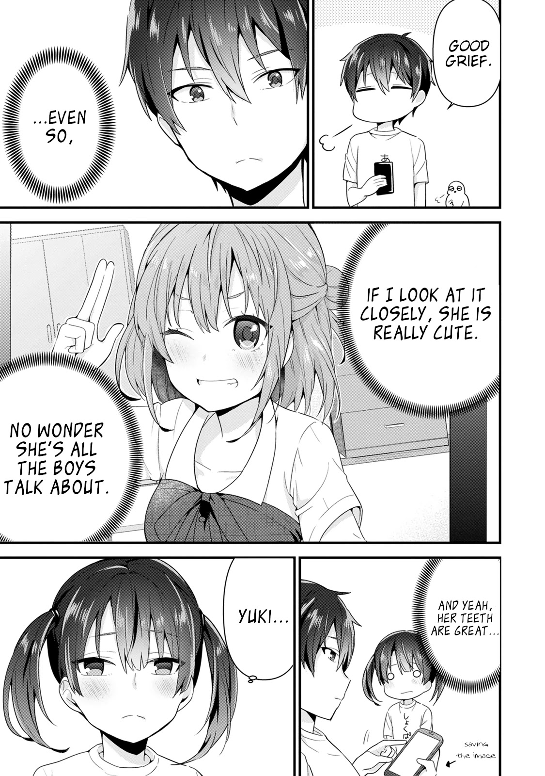 The Cute Girl Sitting Next to Me Is Trying to Make Me Fall in Love With Her as a Way to Ridicule Me, but the Tables Were Turned on Her Before She Knew It Chapter 5 page 19 - Chapter 5