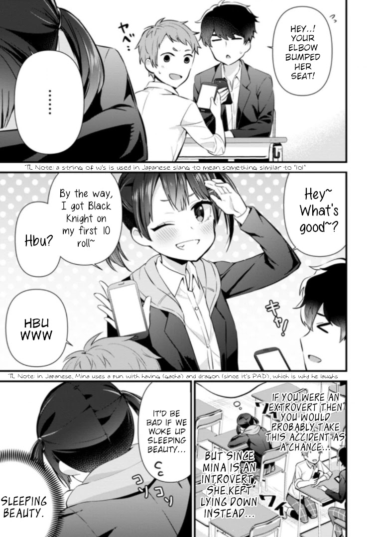 The Cute Girl Sitting Next to Me Is Trying to Make Me Fall in Love With Her as a Way to Ridicule Me, but the Tables Were Turned on Her Before She Knew It Chapter 6 page 3 - Chapter 6