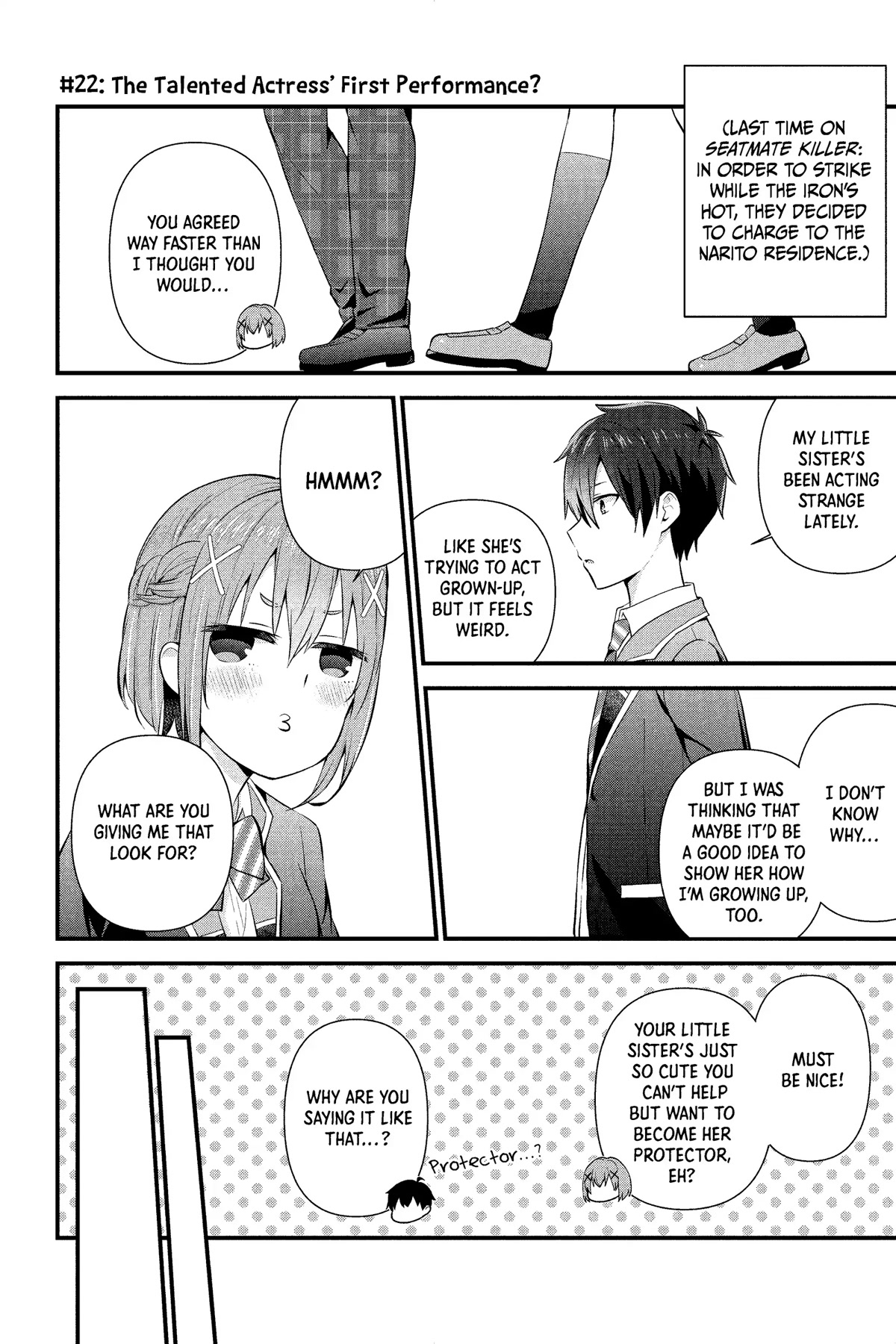 The Cute Girl Sitting Next to Me Is Trying to Make Me Fall in Love With Her as a Way to Ridicule Me, but the Tables Were Turned on Her Before She Knew It Chapter 7 page 8 - Chapter 7
