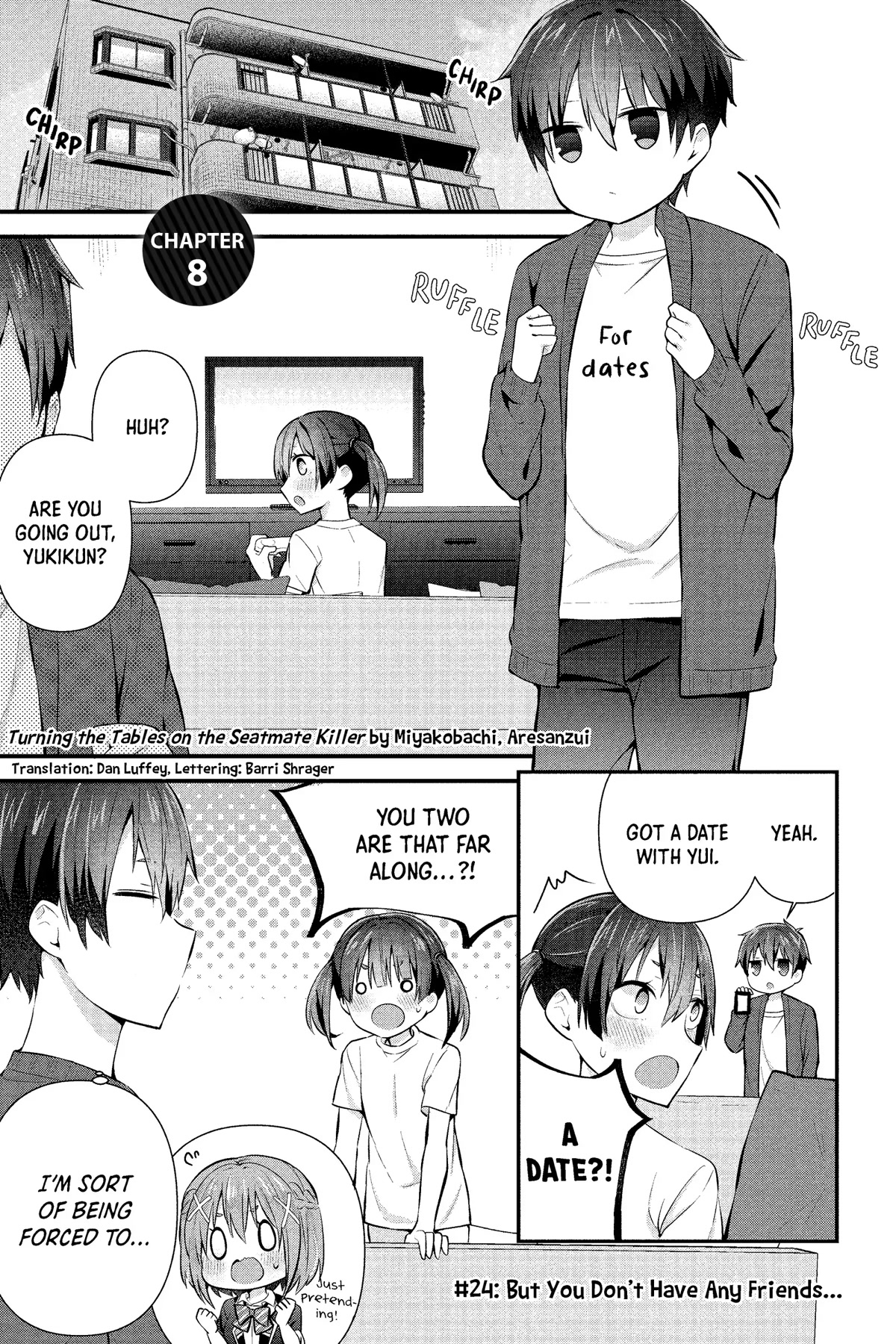 The Cute Girl Sitting Next to Me Is Trying to Make Me Fall in Love With Her as a Way to Ridicule Me, but the Tables Were Turned on Her Before She Knew It Chapter 8 page 1 - Chapter 8