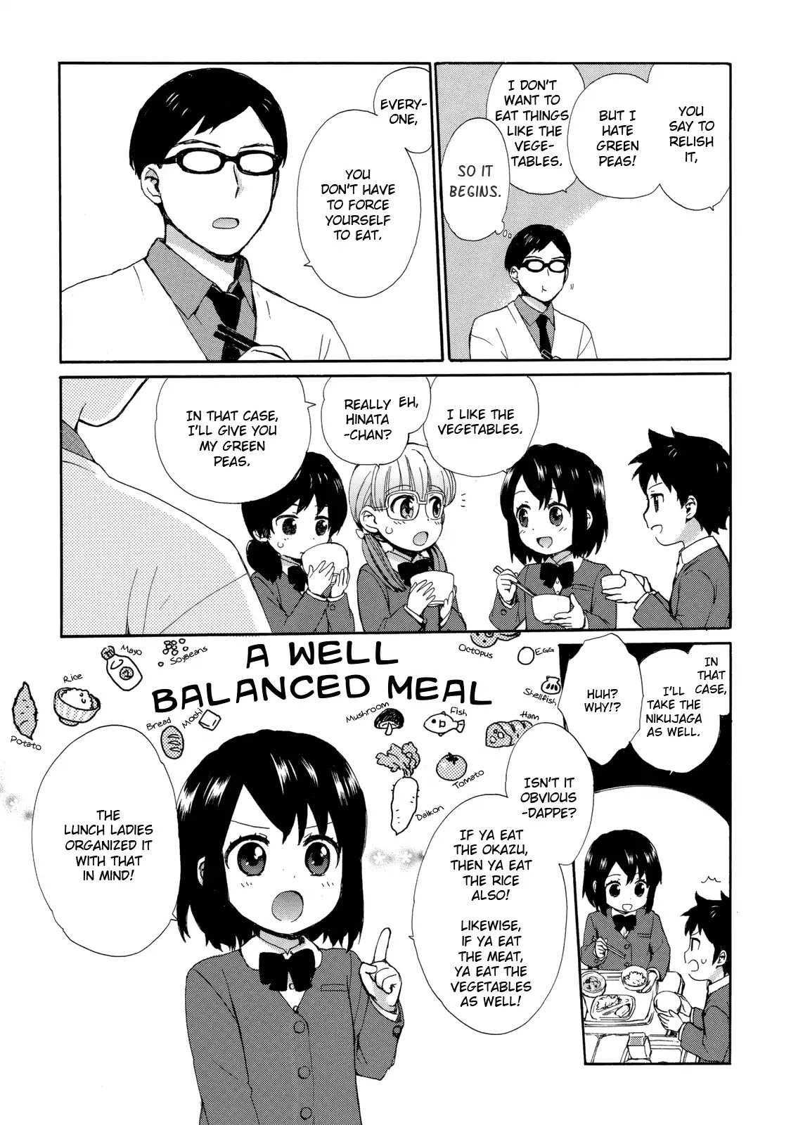 The Cute Little Granny Girl Hinata-chan Chapter 20 page 7 - Chapter 20: The School Lunch-like Pickiness