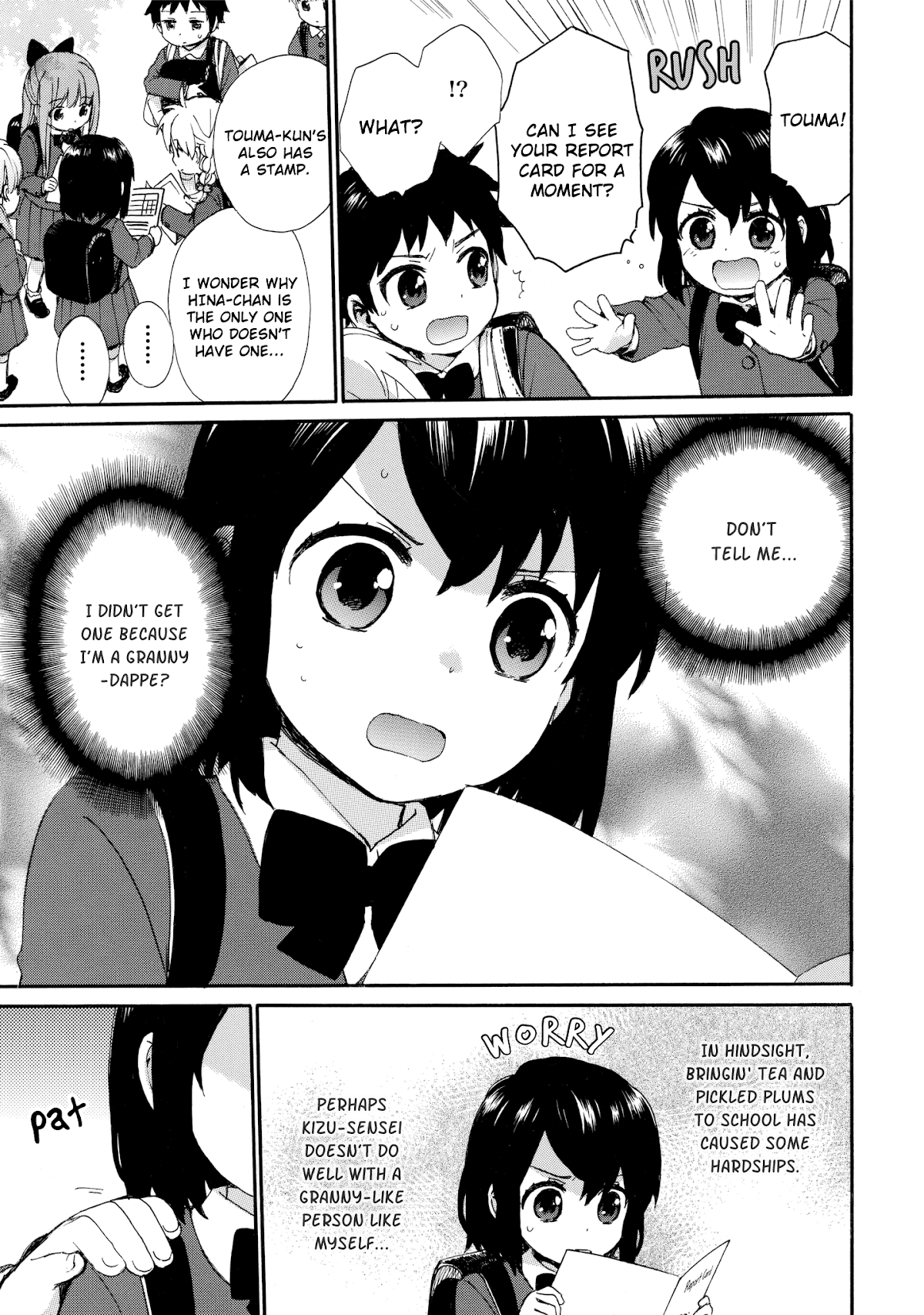 The Cute Little Granny Girl Hinata-chan Chapter 48 page 11 - Chapter 48: The Suspense-like Report Card