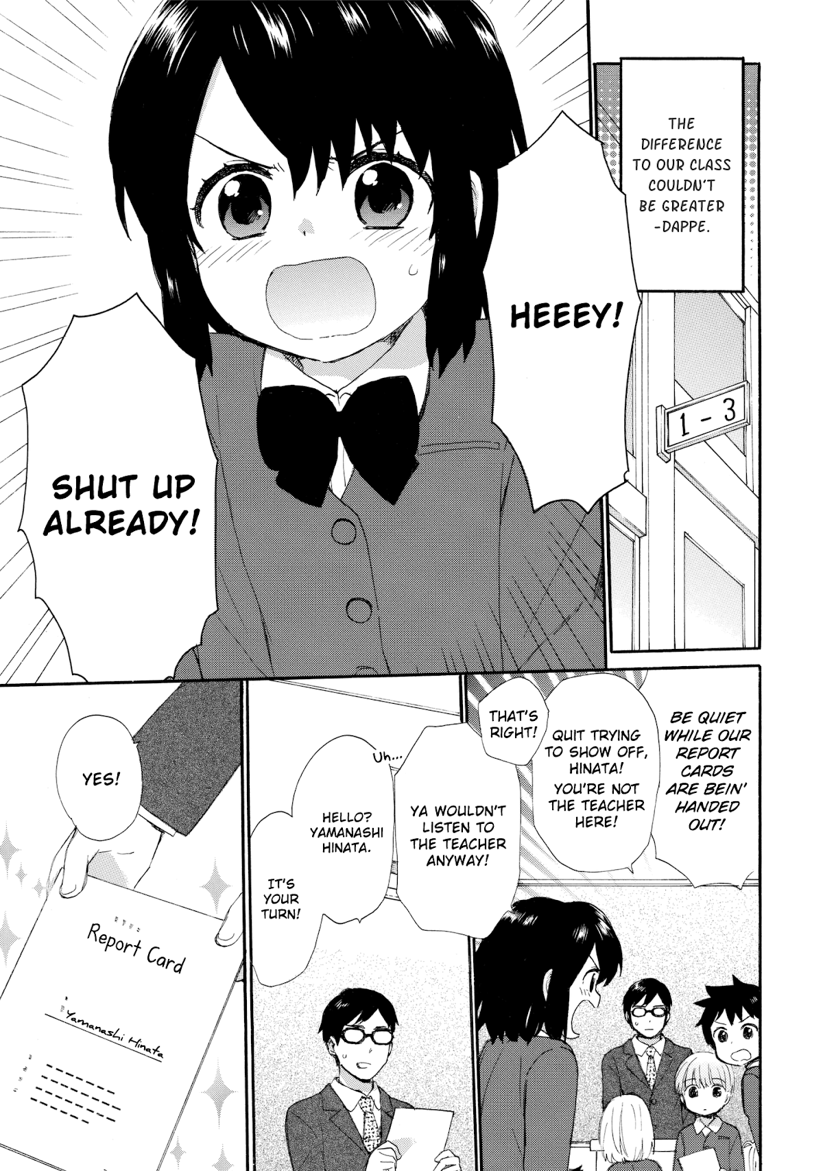 The Cute Little Granny Girl Hinata-chan Chapter 48 page 3 - Chapter 48: The Suspense-like Report Card
