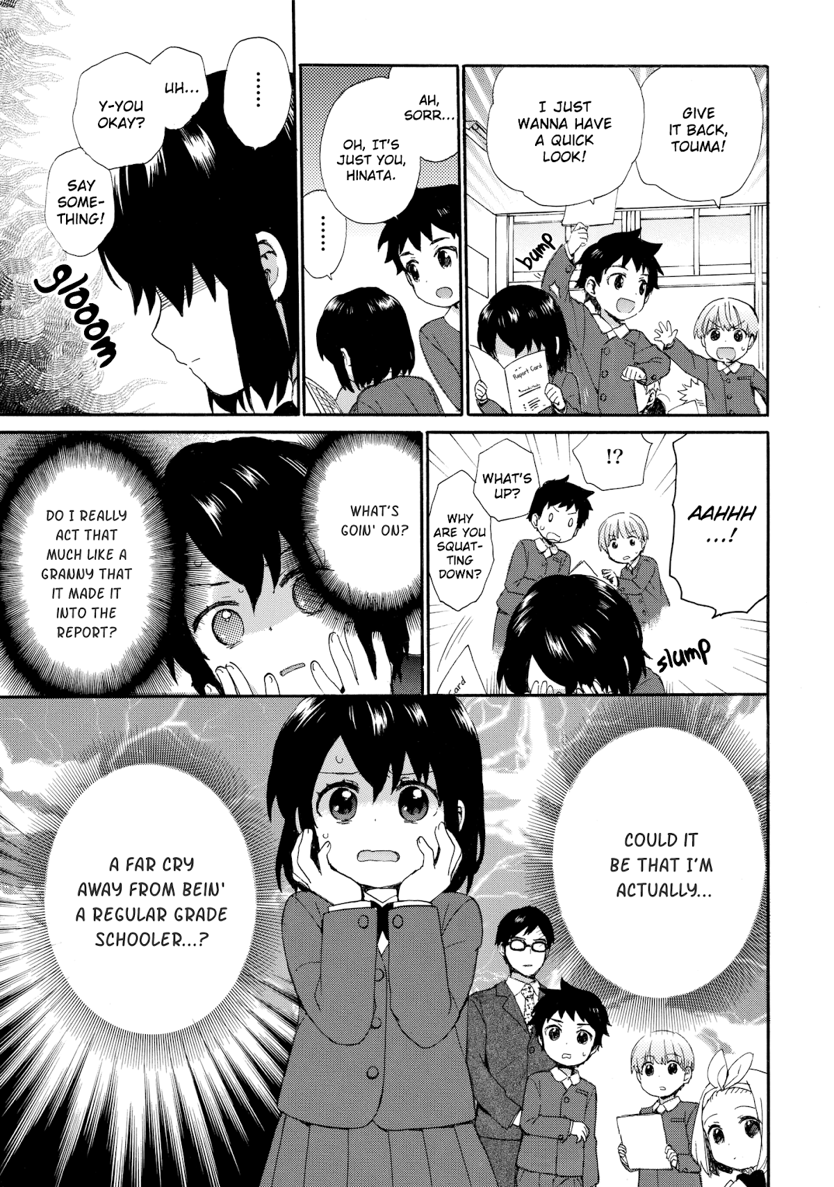 The Cute Little Granny Girl Hinata-chan Chapter 48 page 5 - Chapter 48: The Suspense-like Report Card