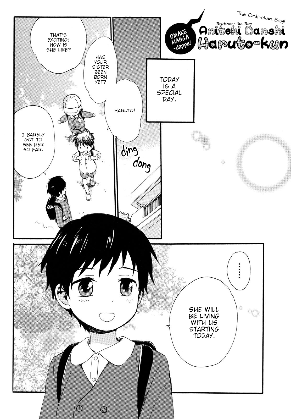 The Cute Little Granny Girl Hinata-chan Chapter 9.5 page 1 - Chapter 9.5: Aniteki Danshi Haruto-kun