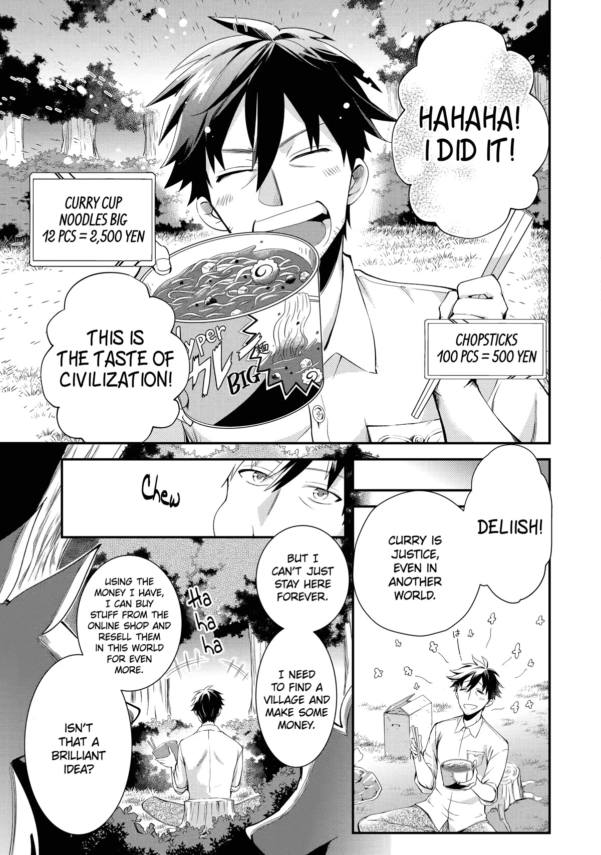 The Daily Life of a Middle-Aged Online Shopper in Another World Chapter 1 page 20 - Chapter 1