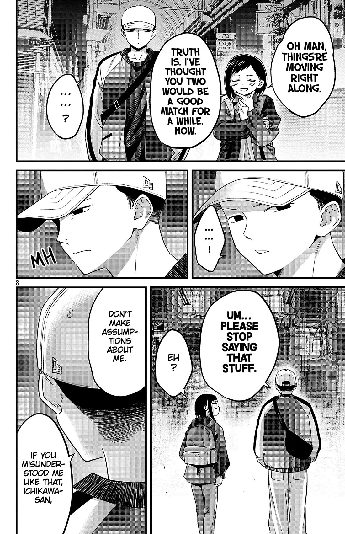The Dangers in My Heart: The Romantic Comedy Won't Start Chapter 1 page 9 - Chapter 1: Ichikawa Kana & Jin Sota