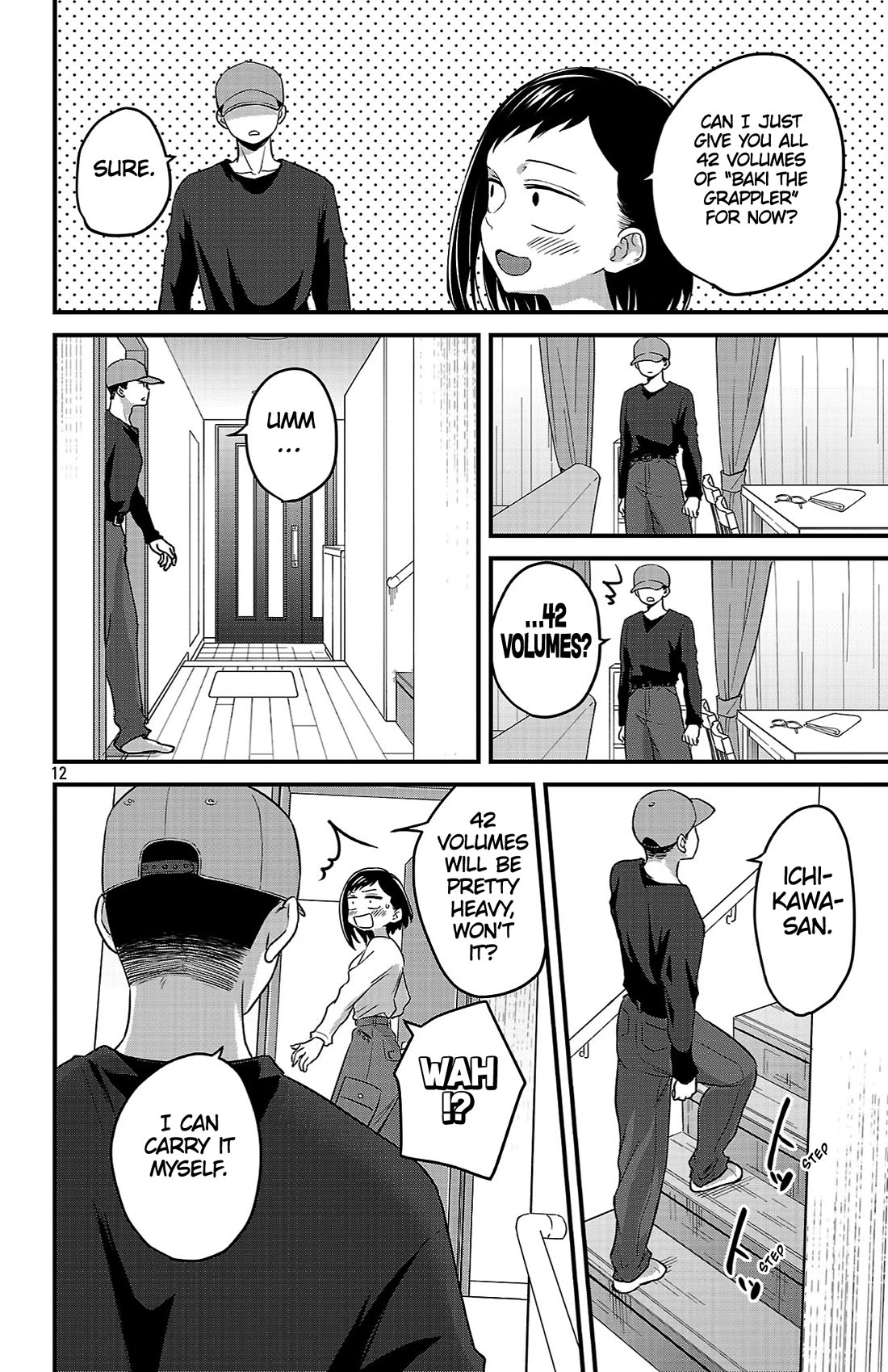 The Dangers in My Heart: The Romantic Comedy Won't Start Chapter 10 page 12 - Chapter 10: I'm Just Lending Him Manga Pt. 1