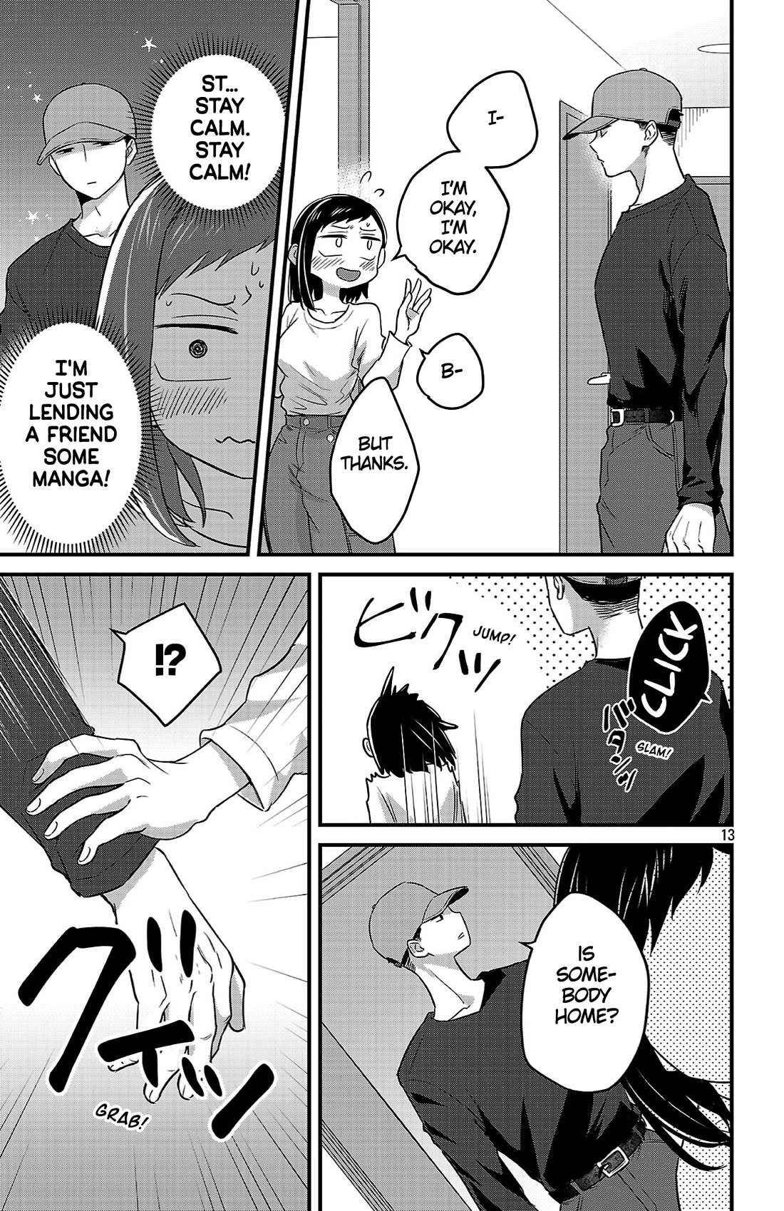 The Dangers in My Heart: The Romantic Comedy Won't Start Chapter 10 page 13 - Chapter 10: I'm Just Lending Him Manga Pt. 1