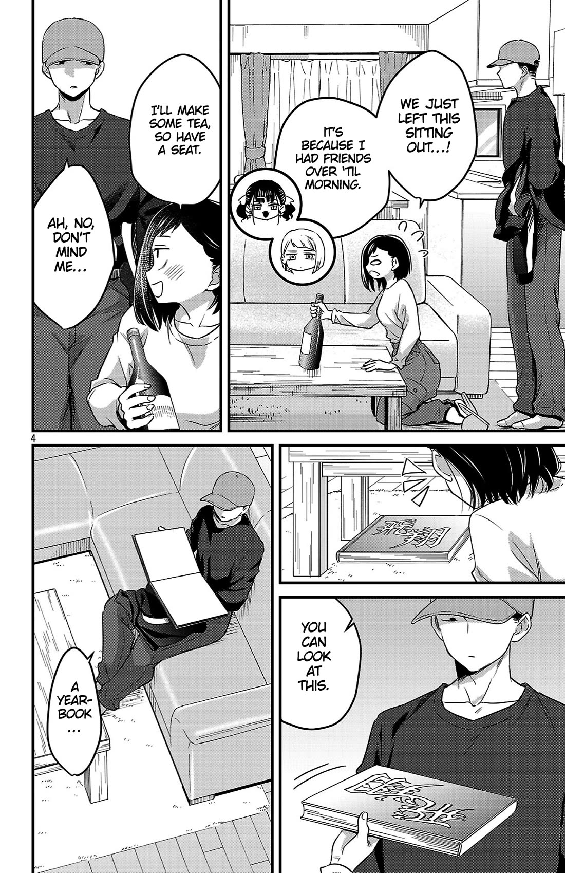 The Dangers in My Heart: The Romantic Comedy Won't Start Chapter 10 page 4 - Chapter 10: I'm Just Lending Him Manga Pt. 1