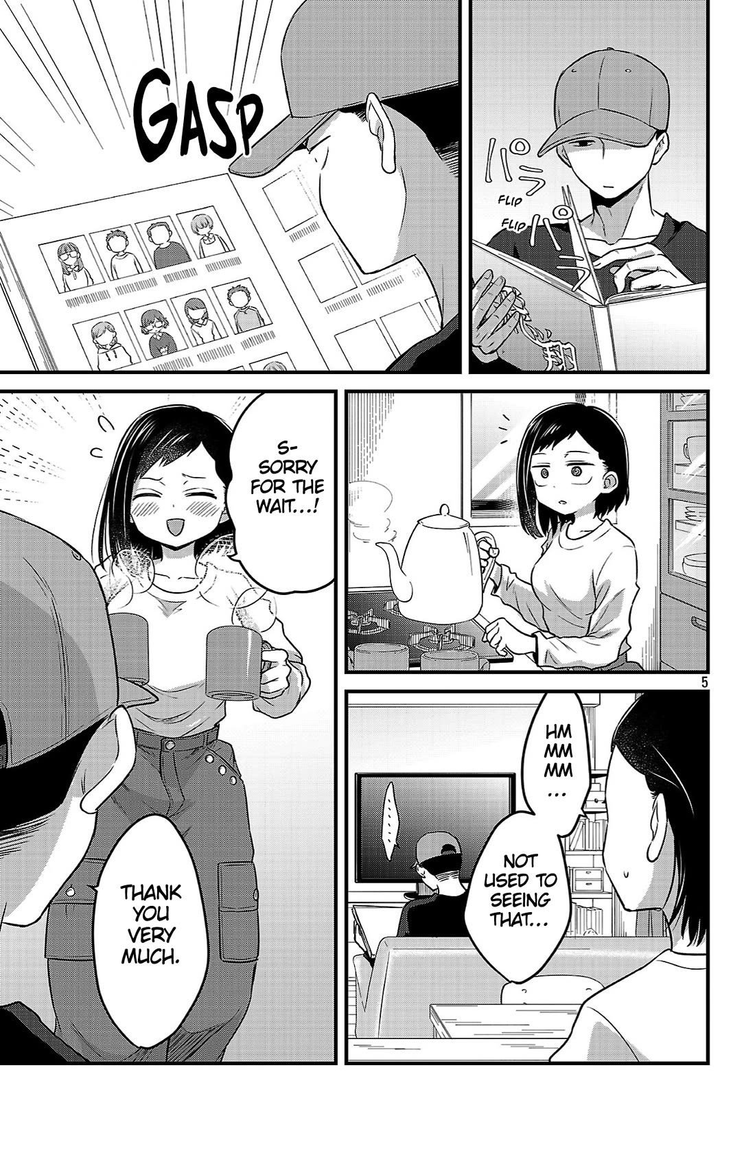 The Dangers in My Heart: The Romantic Comedy Won't Start Chapter 10 page 5 - Chapter 10: I'm Just Lending Him Manga Pt. 1