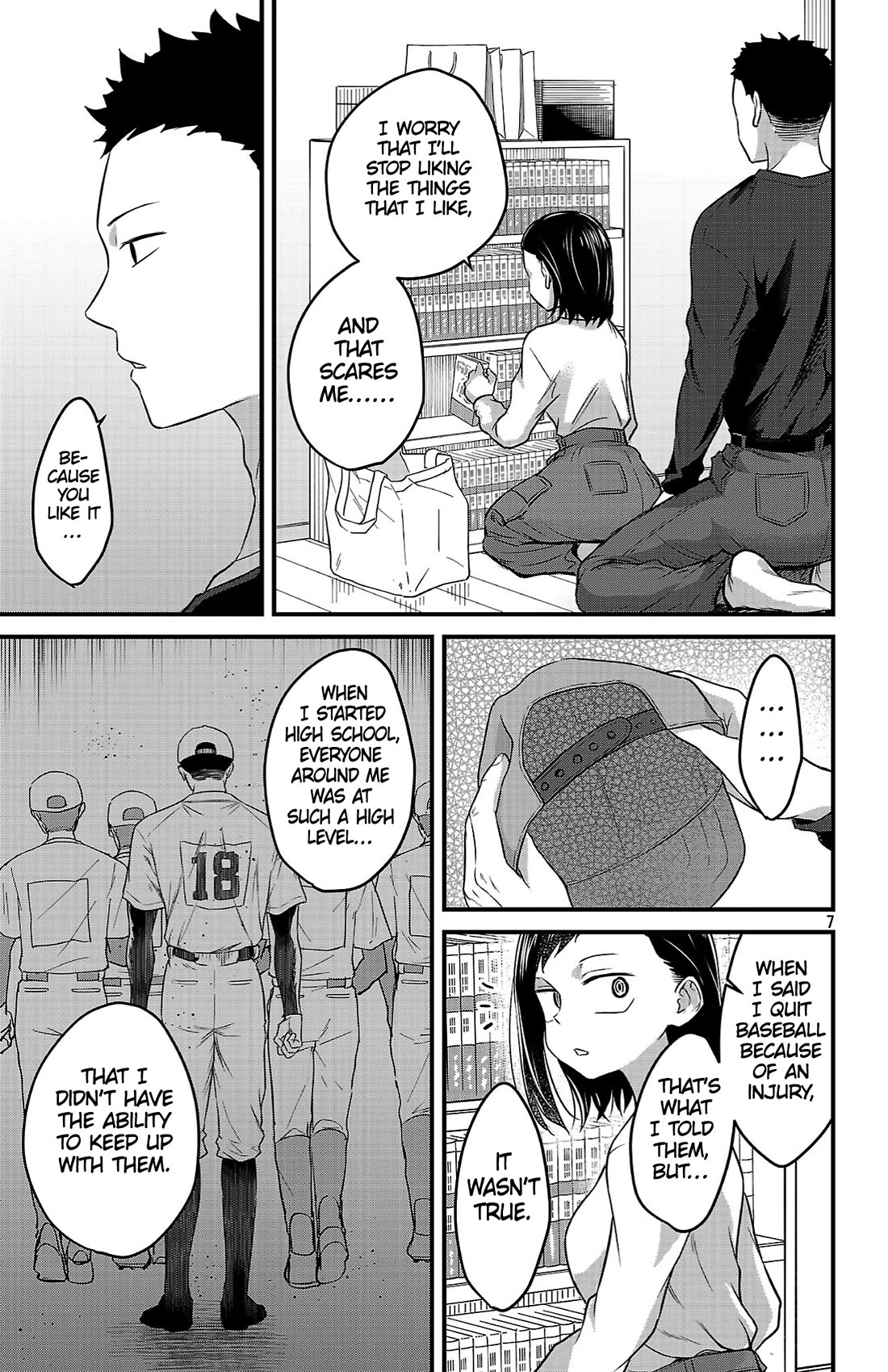 The Dangers in My Heart: The Romantic Comedy Won't Start Chapter 11 page 7 - Chapter 11: I'm Just Lending Him Manga Pt. 2