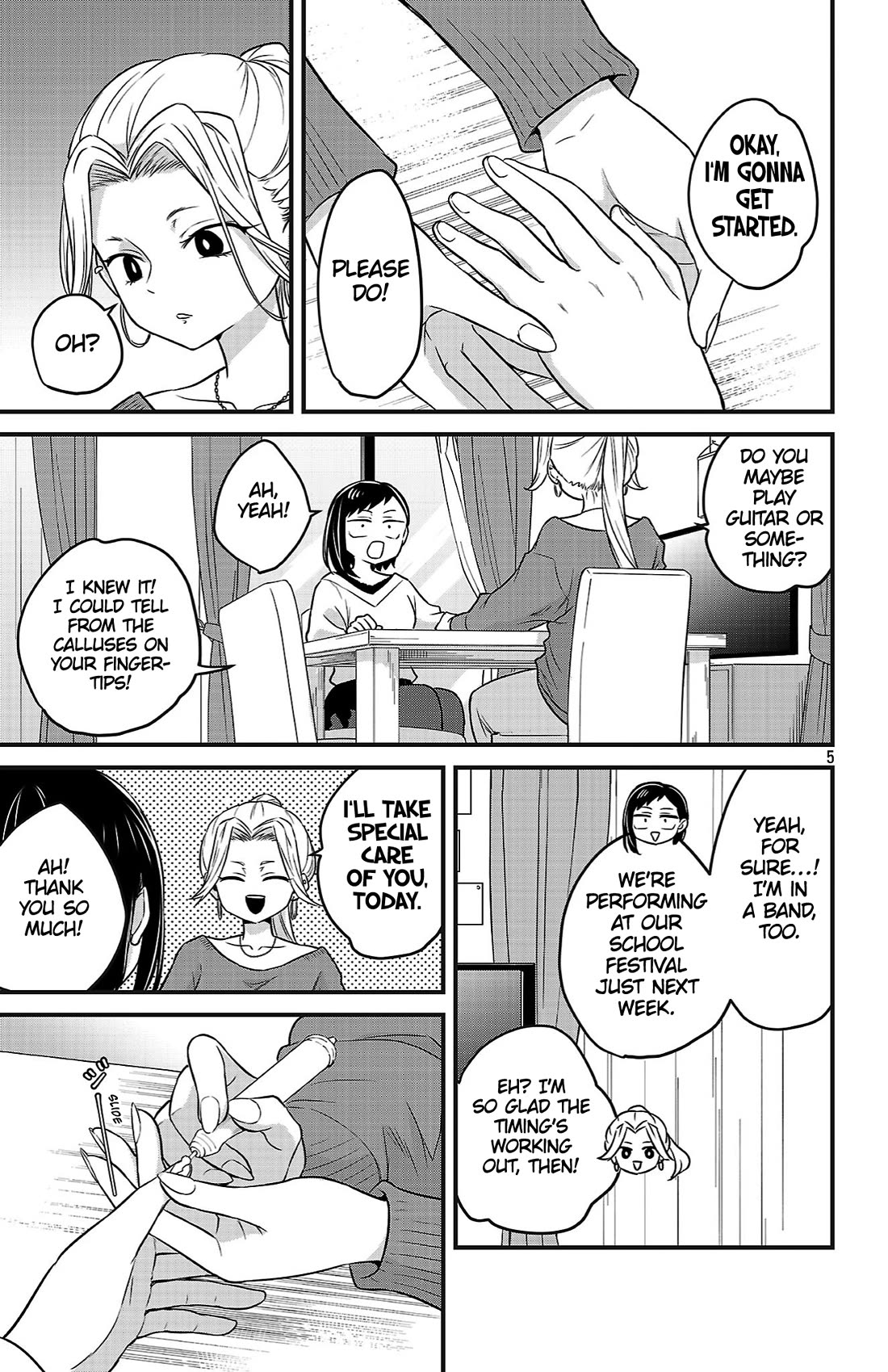 The Dangers in My Heart: The Romantic Comedy Won't Start Chapter 15 page 5 - Chapter 15: Onee and the Onee-san
