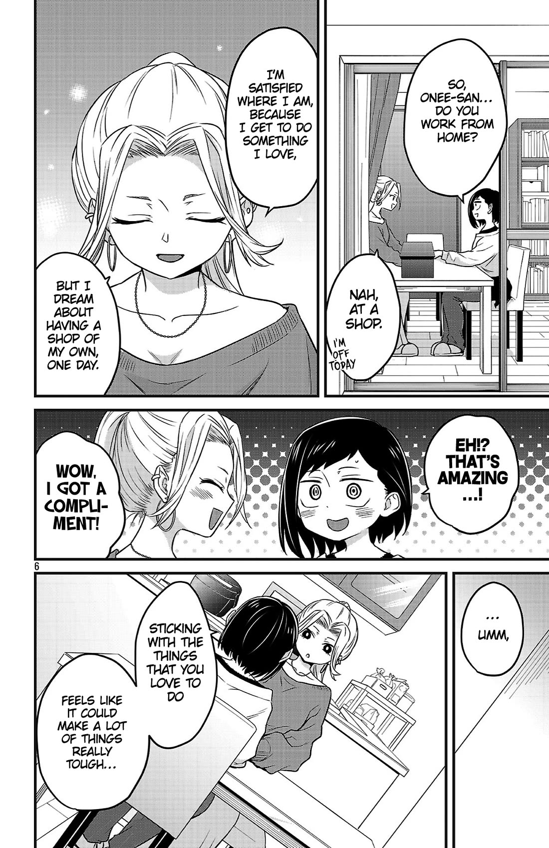 The Dangers in My Heart: The Romantic Comedy Won't Start Chapter 15 page 6 - Chapter 15: Onee and the Onee-san