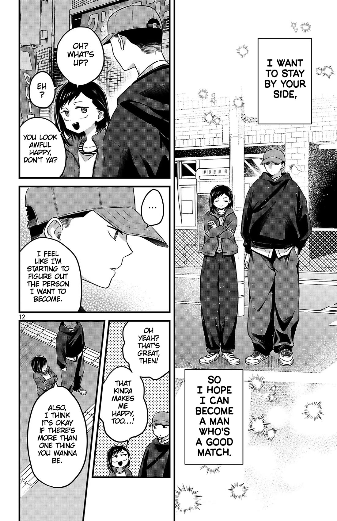 The Dangers in My Heart: The Romantic Comedy Won't Start Chapter 19 page 12 - Chapter 19: I Want to Be a Good Match Pt.2