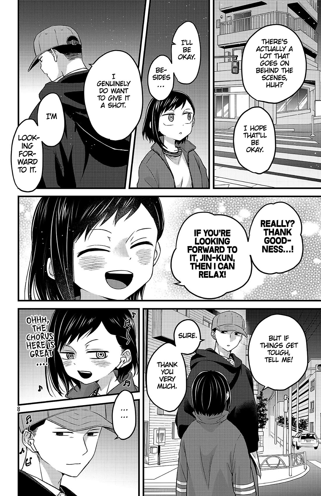 The Dangers in My Heart: The Romantic Comedy Won't Start Chapter 19 page 8 - Chapter 19: I Want to Be a Good Match Pt.2