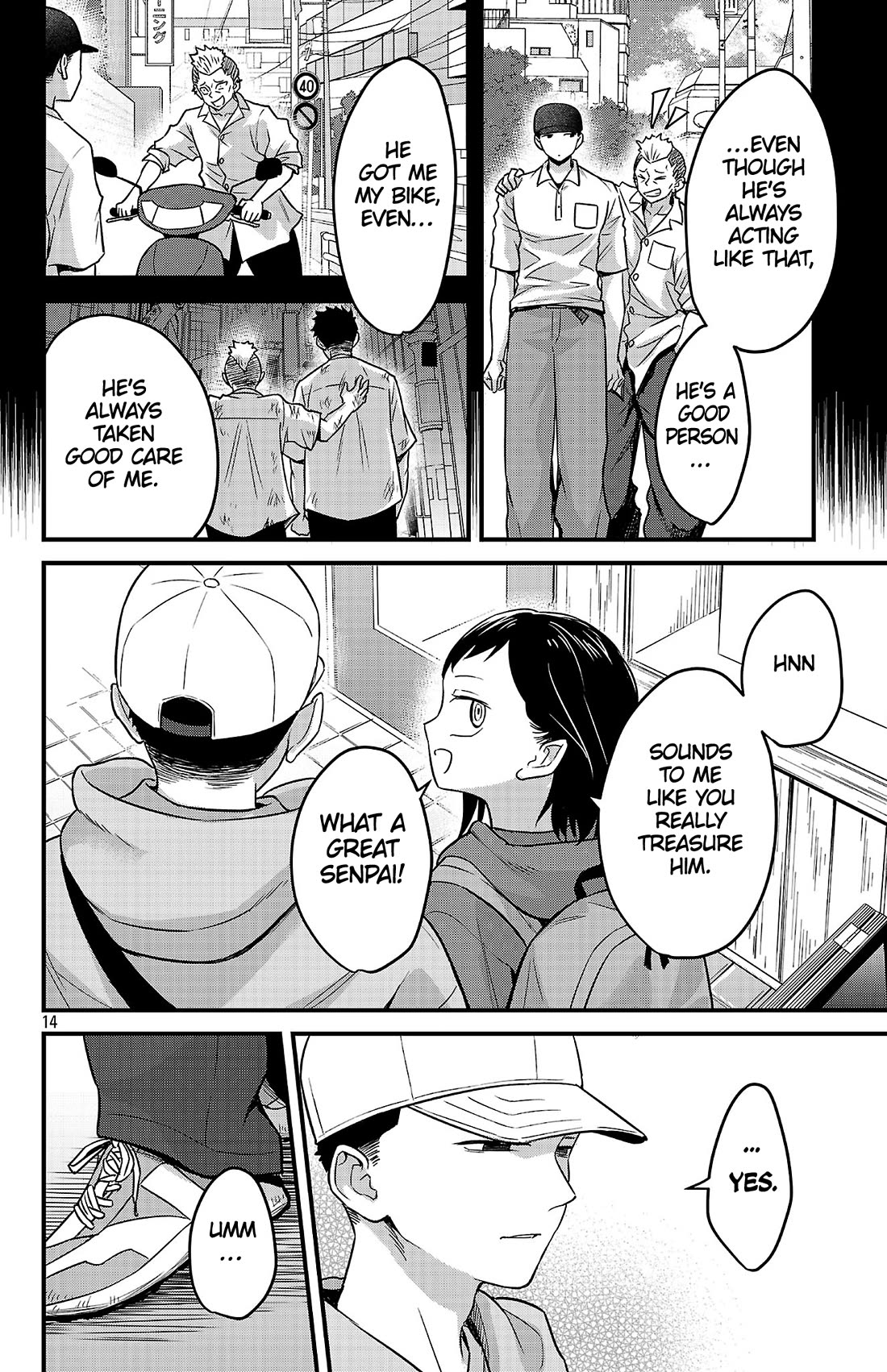 The Dangers in My Heart: The Romantic Comedy Won't Start Chapter 2 page 14 - Chapter 2: Senpai & Kohai