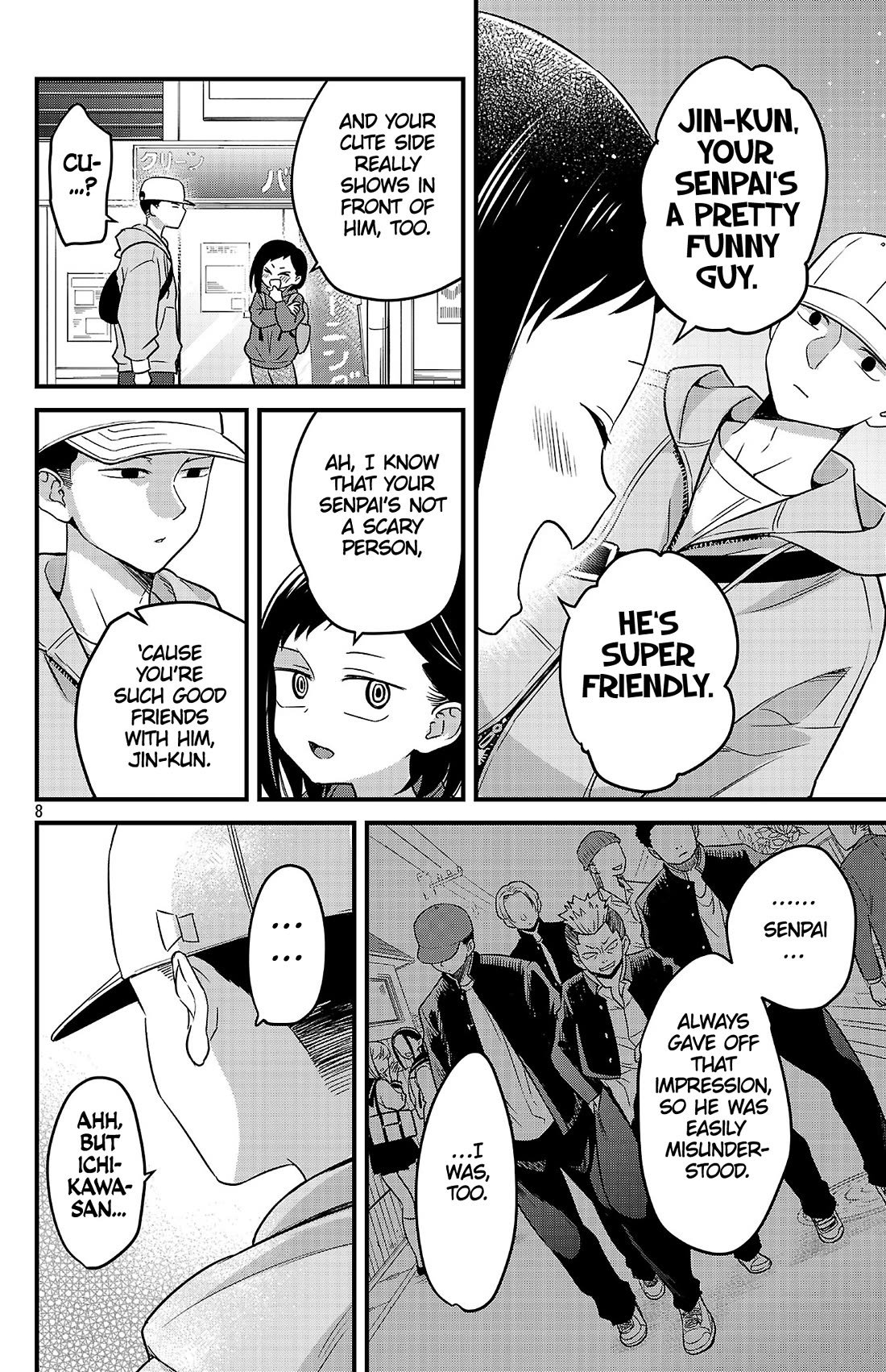 The Dangers in My Heart: The Romantic Comedy Won't Start Chapter 2 page 8 - Chapter 2: Senpai & Kohai