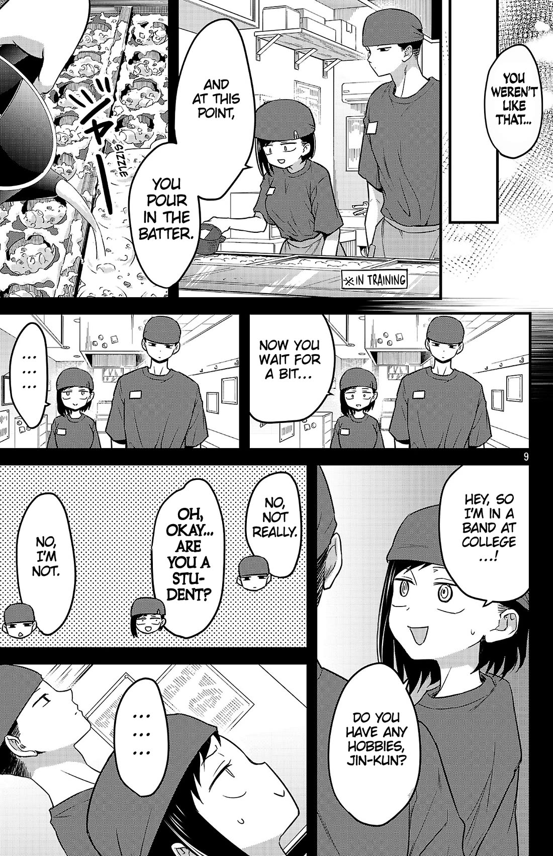 The Dangers in My Heart: The Romantic Comedy Won't Start Chapter 2 page 9 - Chapter 2: Senpai & Kohai