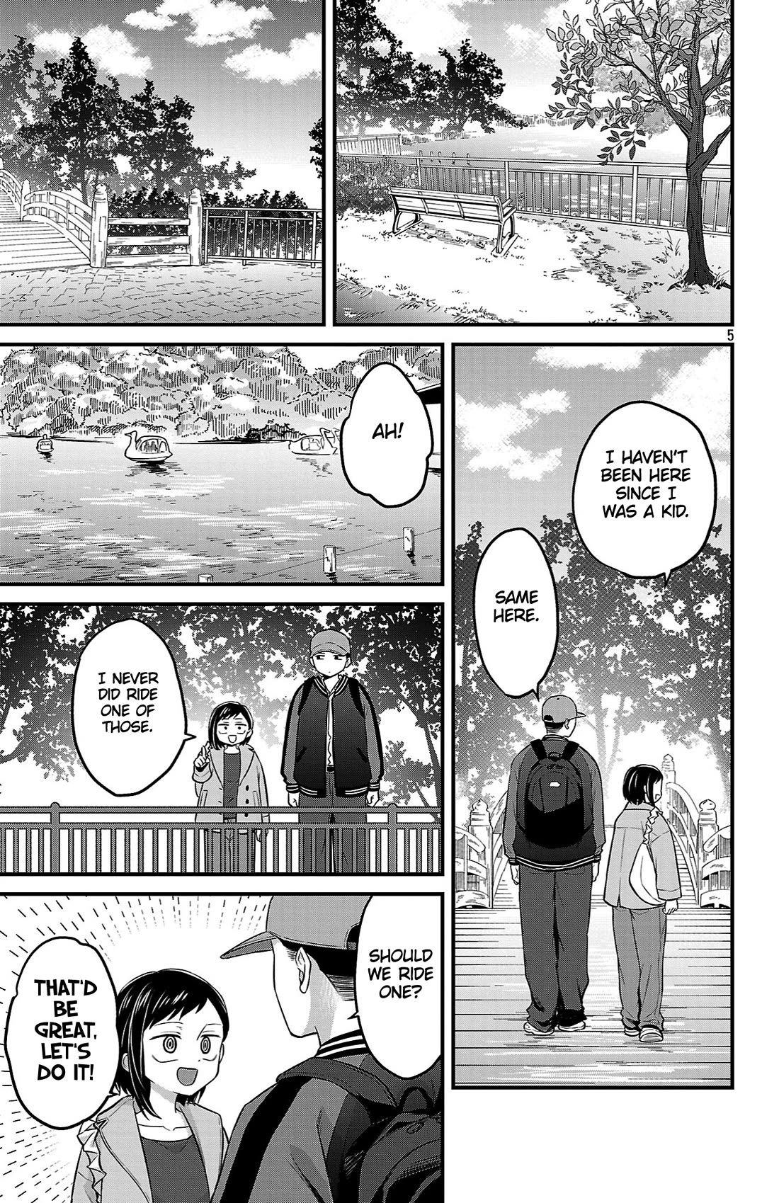 The Dangers in My Heart: The Romantic Comedy Won't Start Chapter 21 page 5 - Chapter 21: They Paddled Together