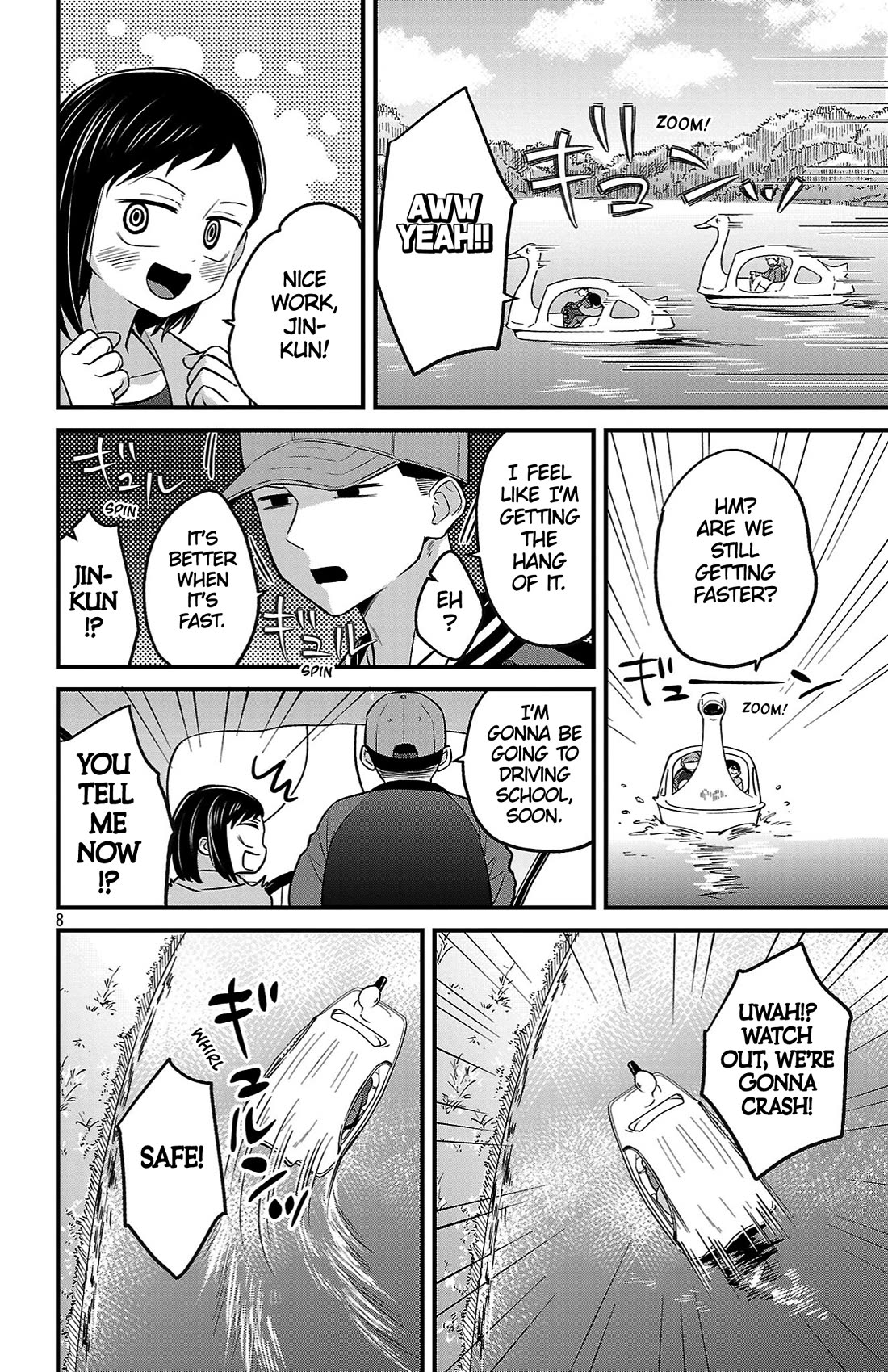 The Dangers in My Heart: The Romantic Comedy Won't Start Chapter 21 page 8 - Chapter 21: They Paddled Together