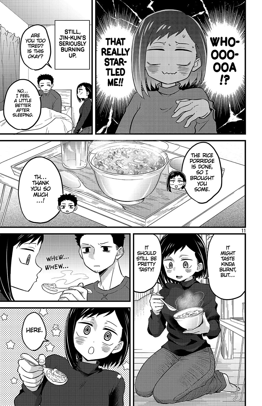 The Dangers in My Heart: The Romantic Comedy Won't Start Chapter 23 page 11 - Chapter 23: A Get-Well Visit to Jin-kun's Place