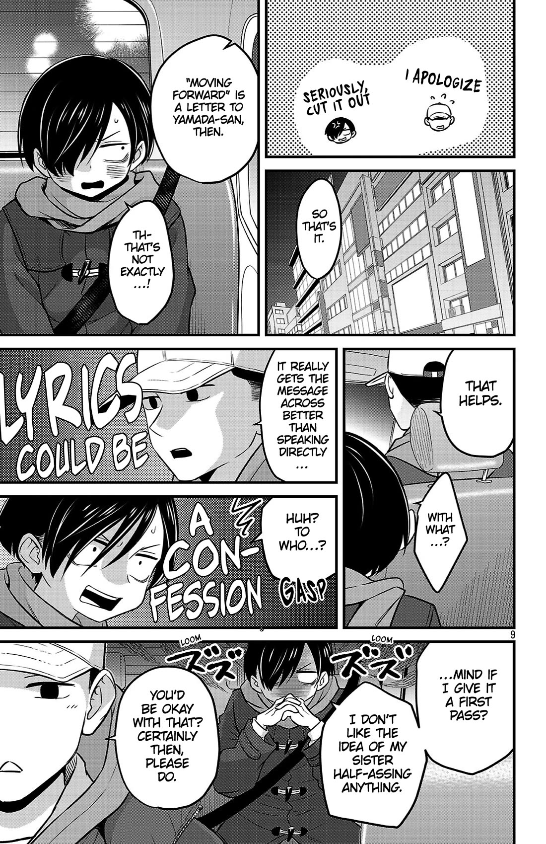 The Dangers in My Heart: The Romantic Comedy Won't Start Chapter 26 page 9 - Chapter 26: Jin Sota & Ichikawa Kyotaro