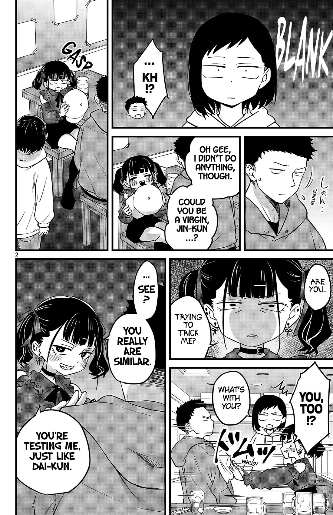 The Dangers in My Heart: The Romantic Comedy Won't Start Chapter 5 page 2 - Chapter 5: Ichikawa Kana & Momoyama Akira Pt.2