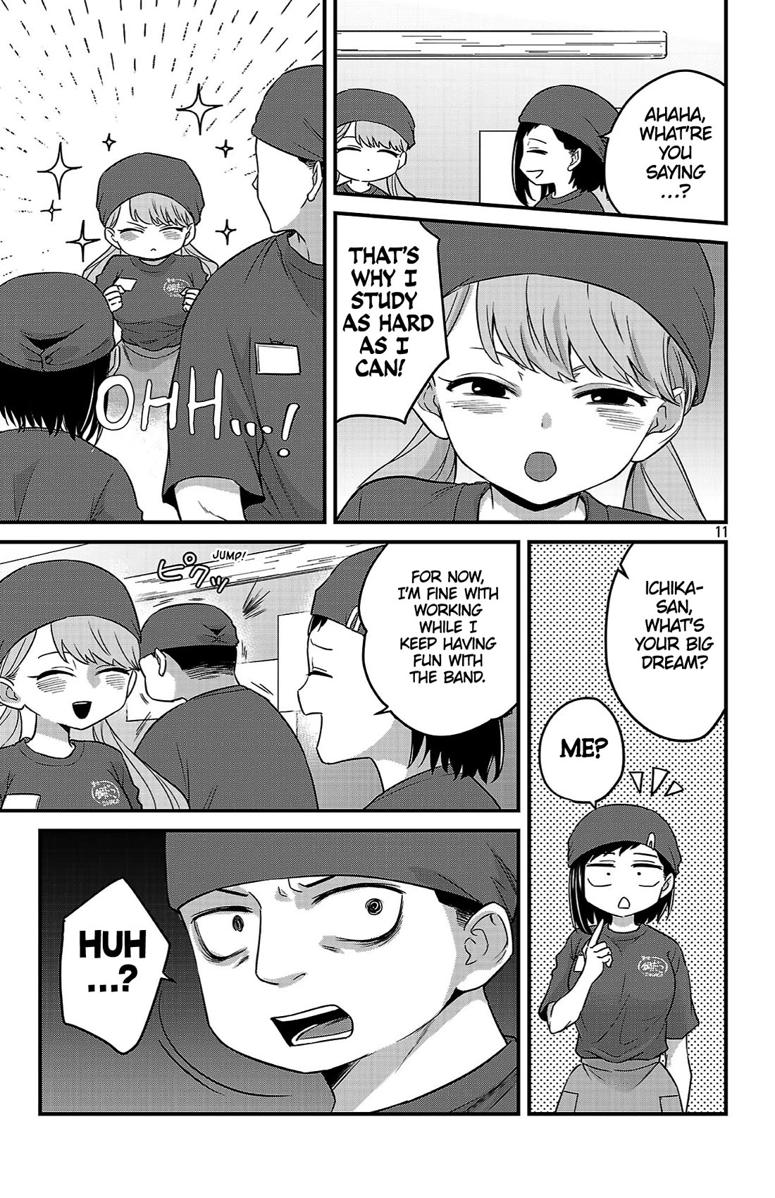 The Dangers in My Heart: The Romantic Comedy Won't Start Chapter 8 page 11 - Chapter 8: Because We're Friends