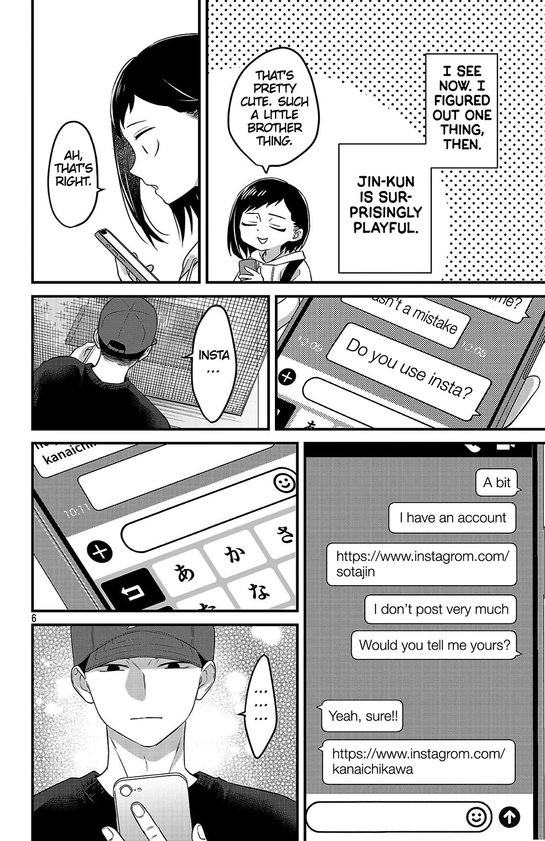 The Dangers in My Heart: The Romantic Comedy Won't Start Chapter 8 page 6 - Chapter 8: Because We're Friends