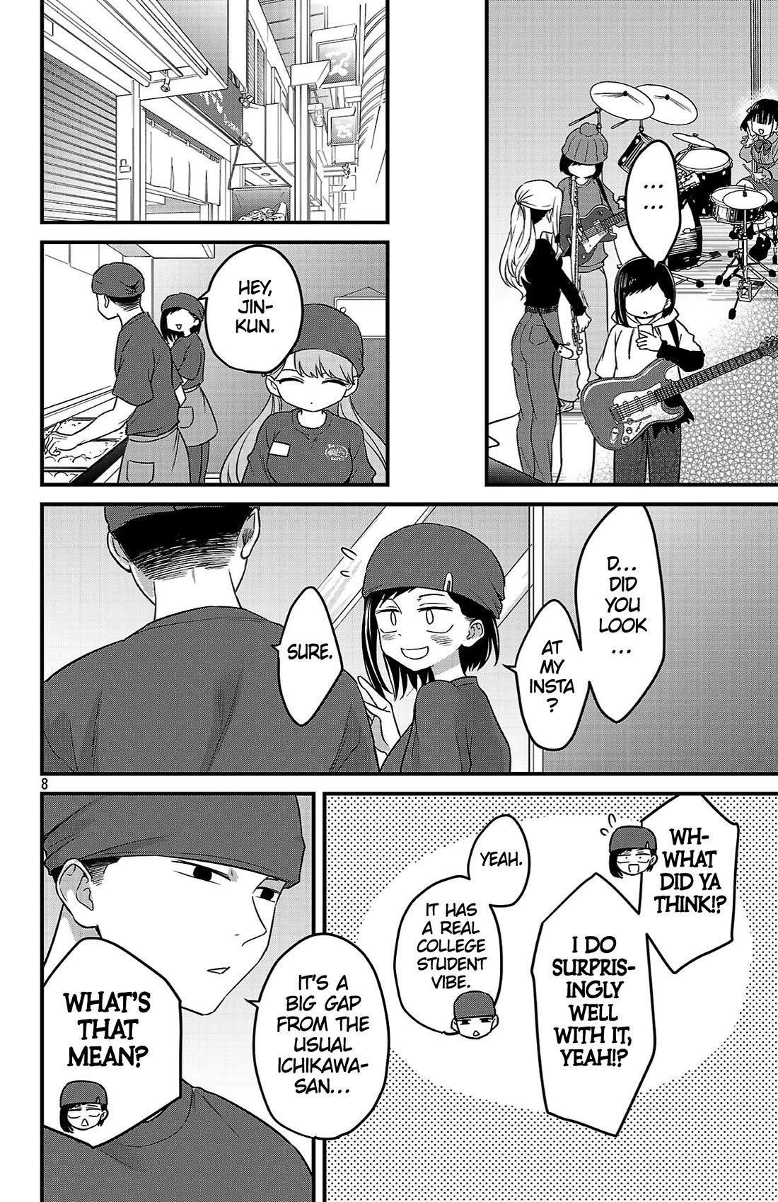 The Dangers in My Heart: The Romantic Comedy Won't Start Chapter 8 page 8 - Chapter 8: Because We're Friends