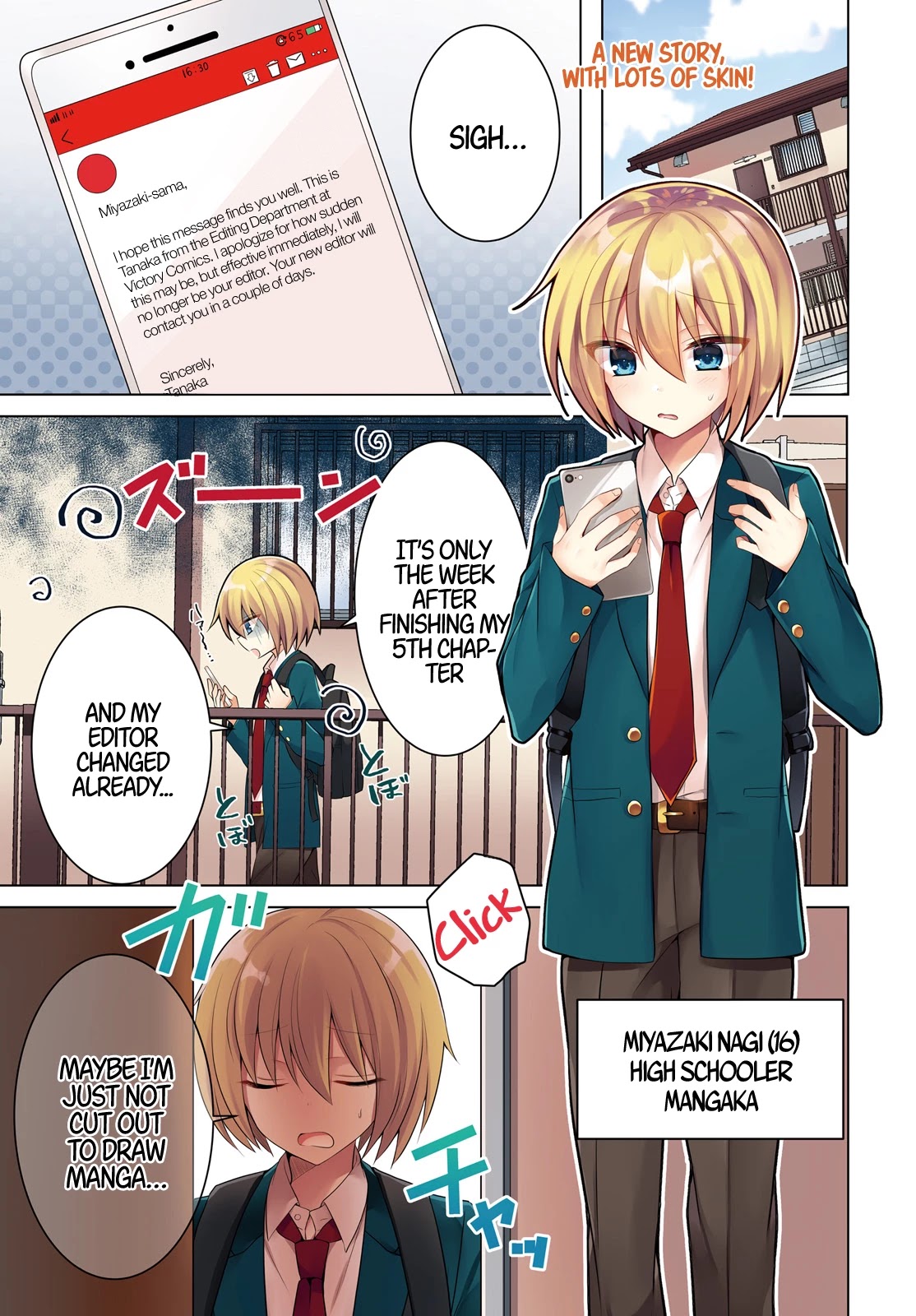 The Dark Brown Editor and the Shota Mangaka Chapter 1 page 2 - Chapter 1