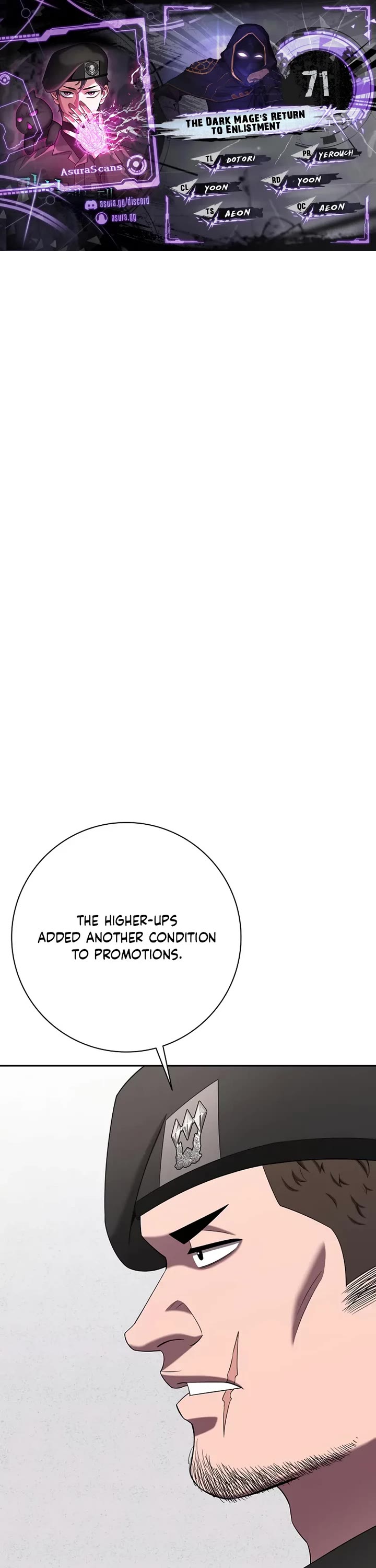 The Dark Mage's Return to Enlistment Chapter 71 page 1 - Chapter 71