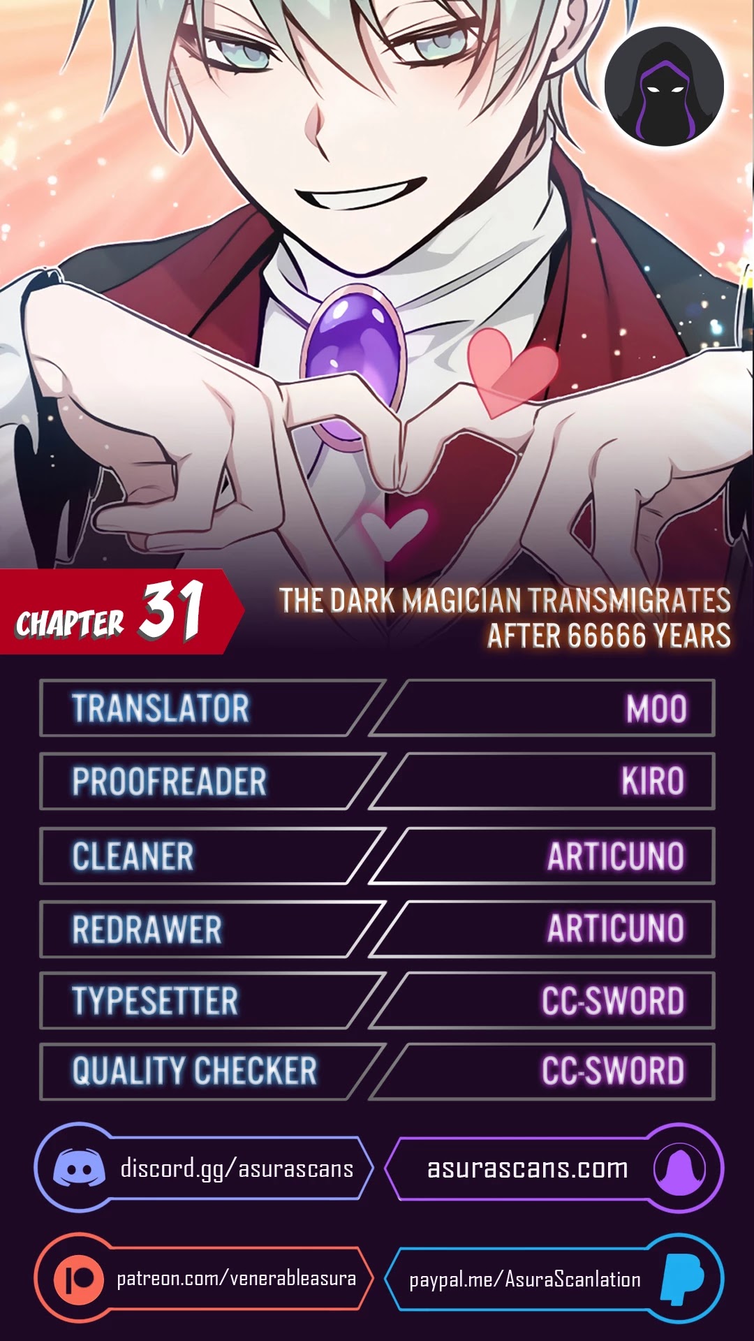 The Dark Magician Transmigrates After 66666 Years Chapter 31 page 1 - Chapter 31