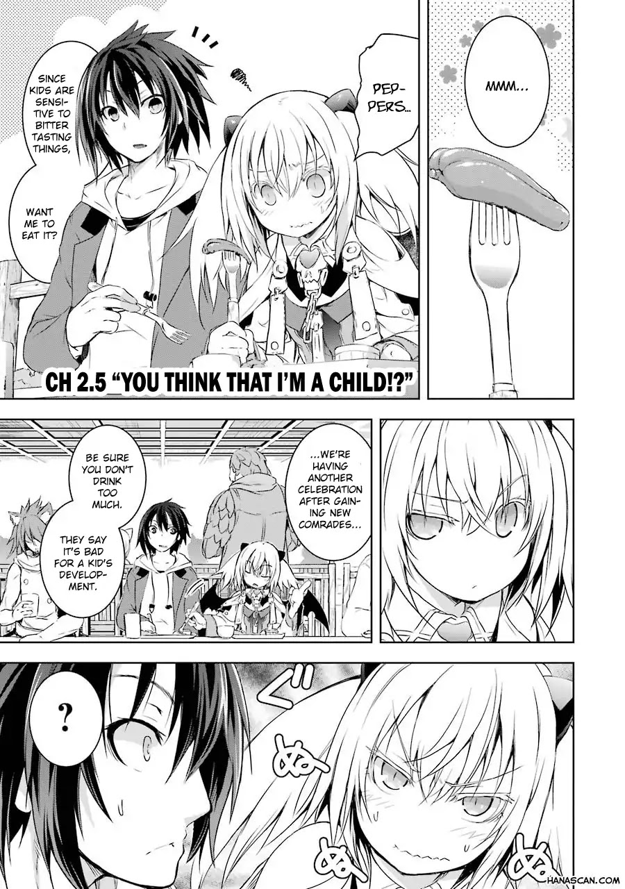 The Dark Queen and I Strike Back Chapter 2.5 page 1 - Chapter 2.5: You Think That I'm A Child!?