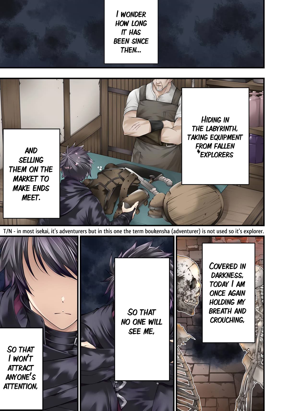 The Darkness Was Comfortable for Me Chapter 1 page 3 - Chapter 1
