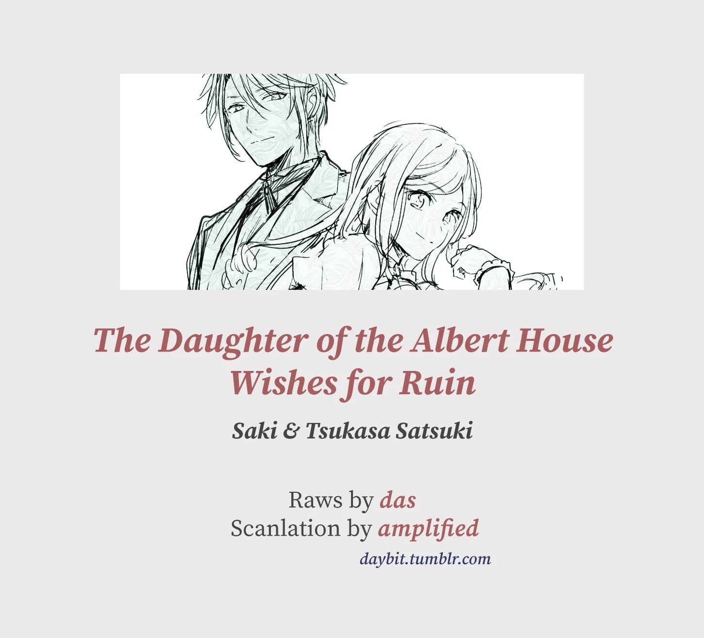 The Daughter of the Albert House Wishes for Ruin Chapter 10 page 1 - Chapter 10: ①