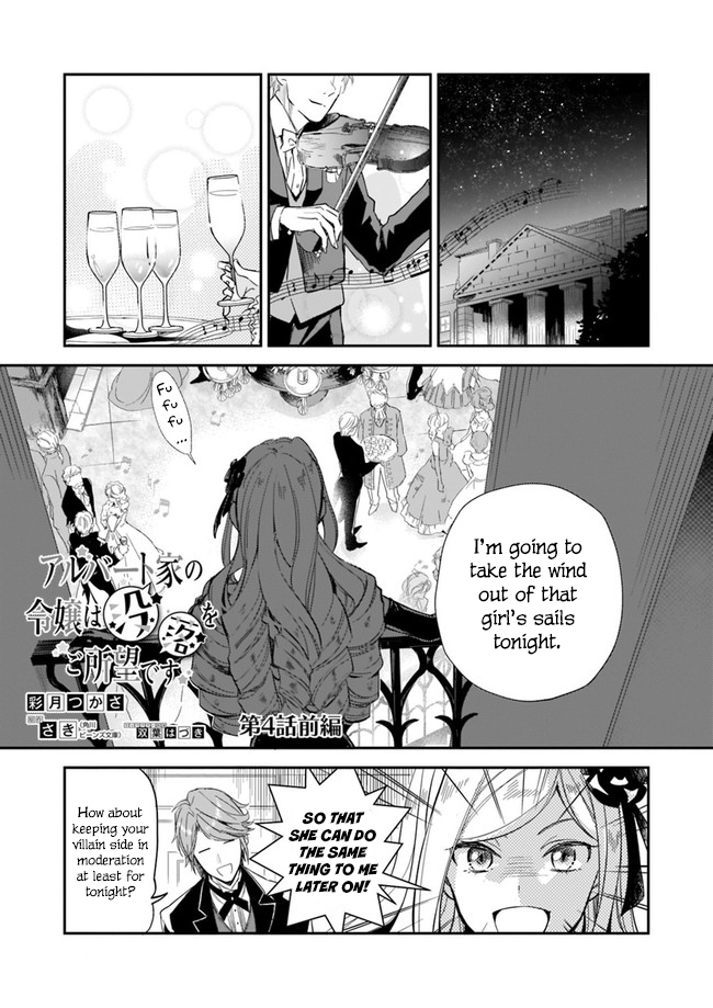 The Daughter of the Albert House Wishes for Ruin Chapter 4.1 page 2 - Chapter 4.1