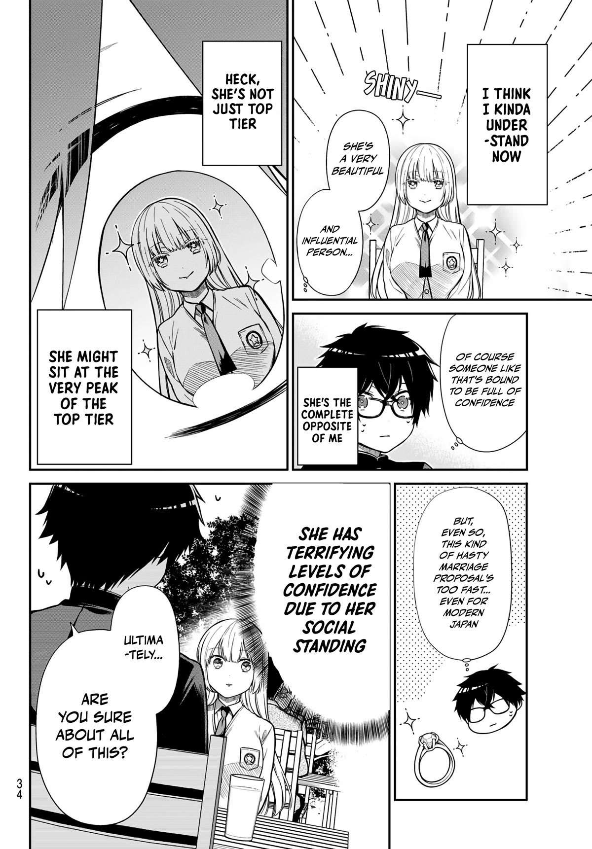 The Dazzling Young Lady's Marriage Proposal Chapter 1 page 13 - Chapter 1: Yoshimi, Marry me!