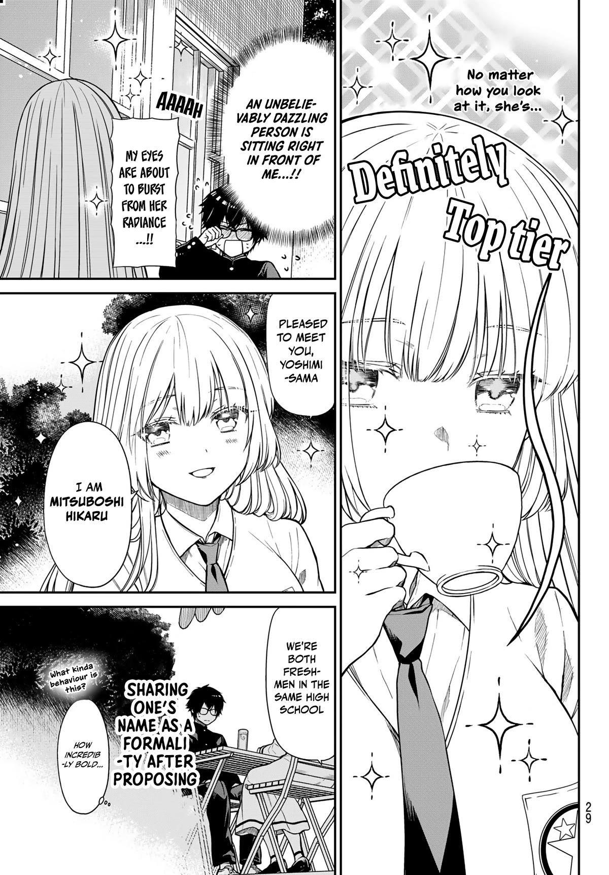 The Dazzling Young Lady's Marriage Proposal Chapter 1 page 8 - Chapter 1: Yoshimi, Marry me!