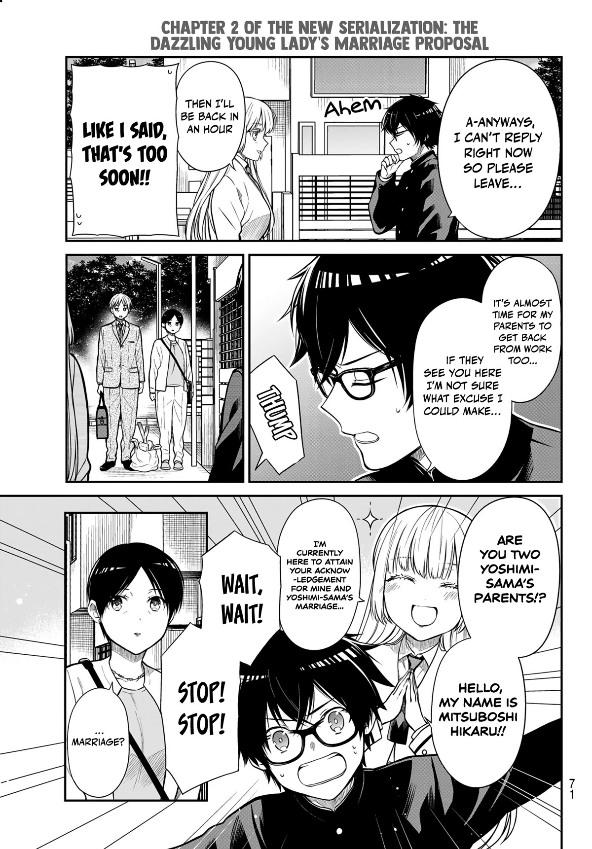 The Dazzling Young Lady's Marriage Proposal Chapter 2 page 6 - Chapter 2: Meet the parents