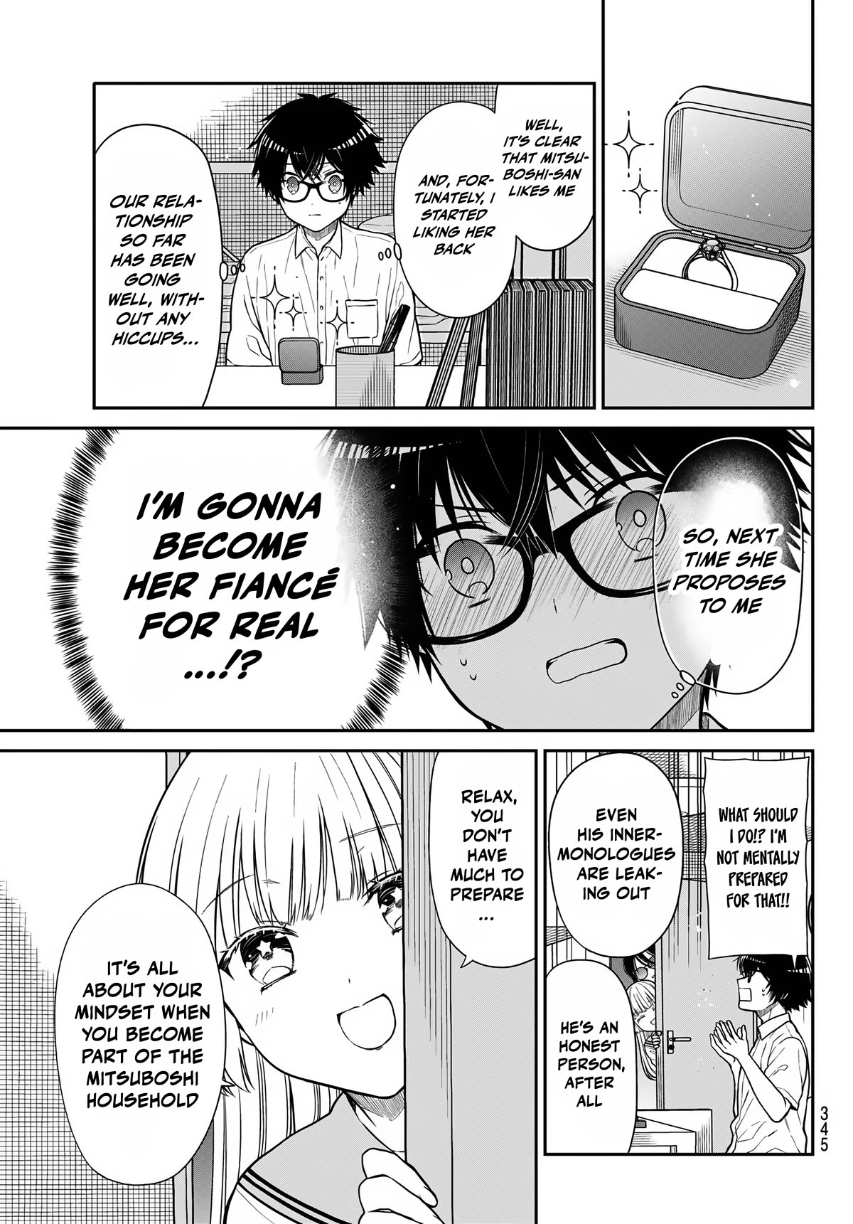 The Dazzling Young Lady's Marriage Proposal Chapter 35 page 4 - Chapter 35: Mitsuboshi Household Rules